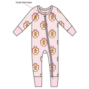 Pink Gingerbread Baby Pjs