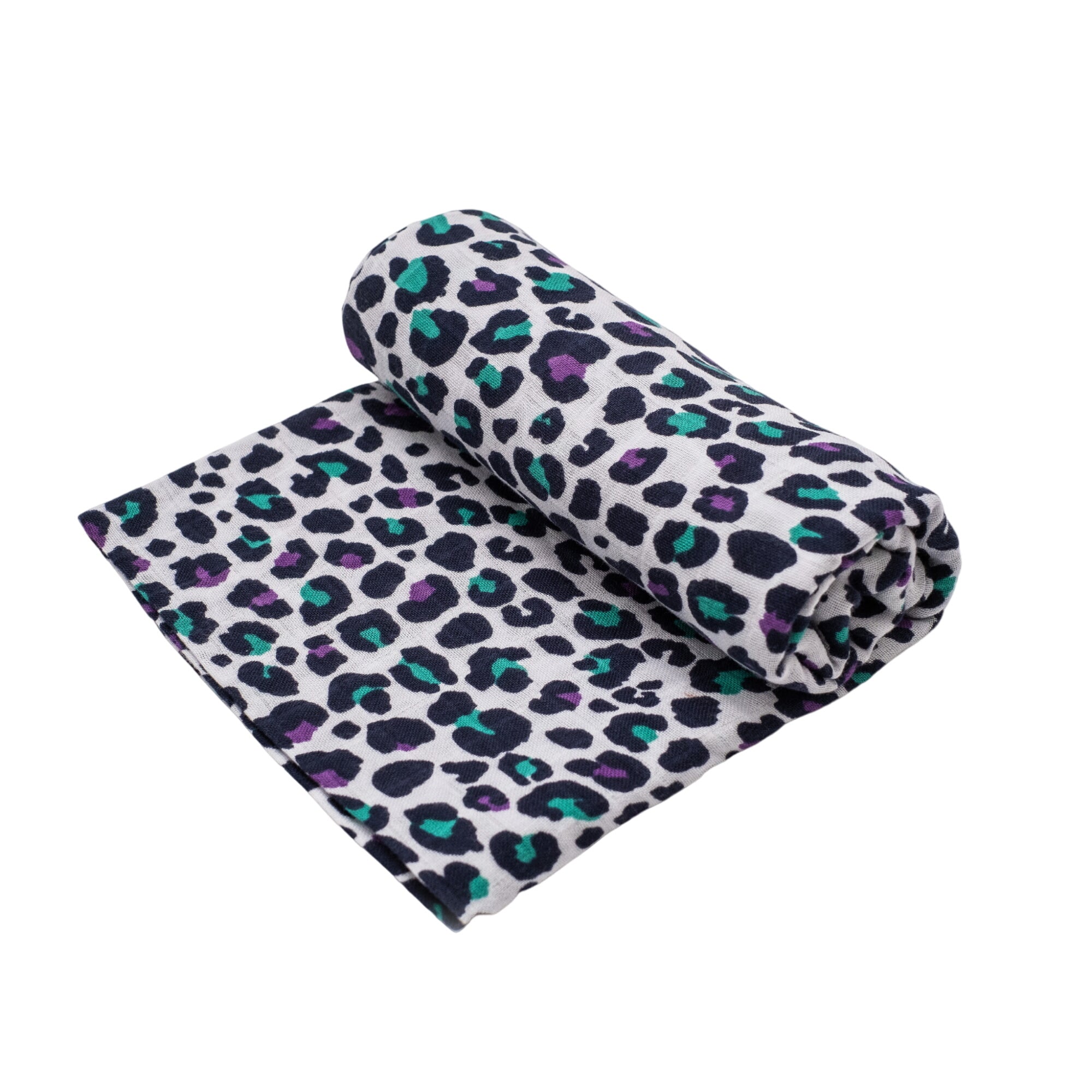 Xl Purple Leopard Muslin - For 5+ Month Old Babies