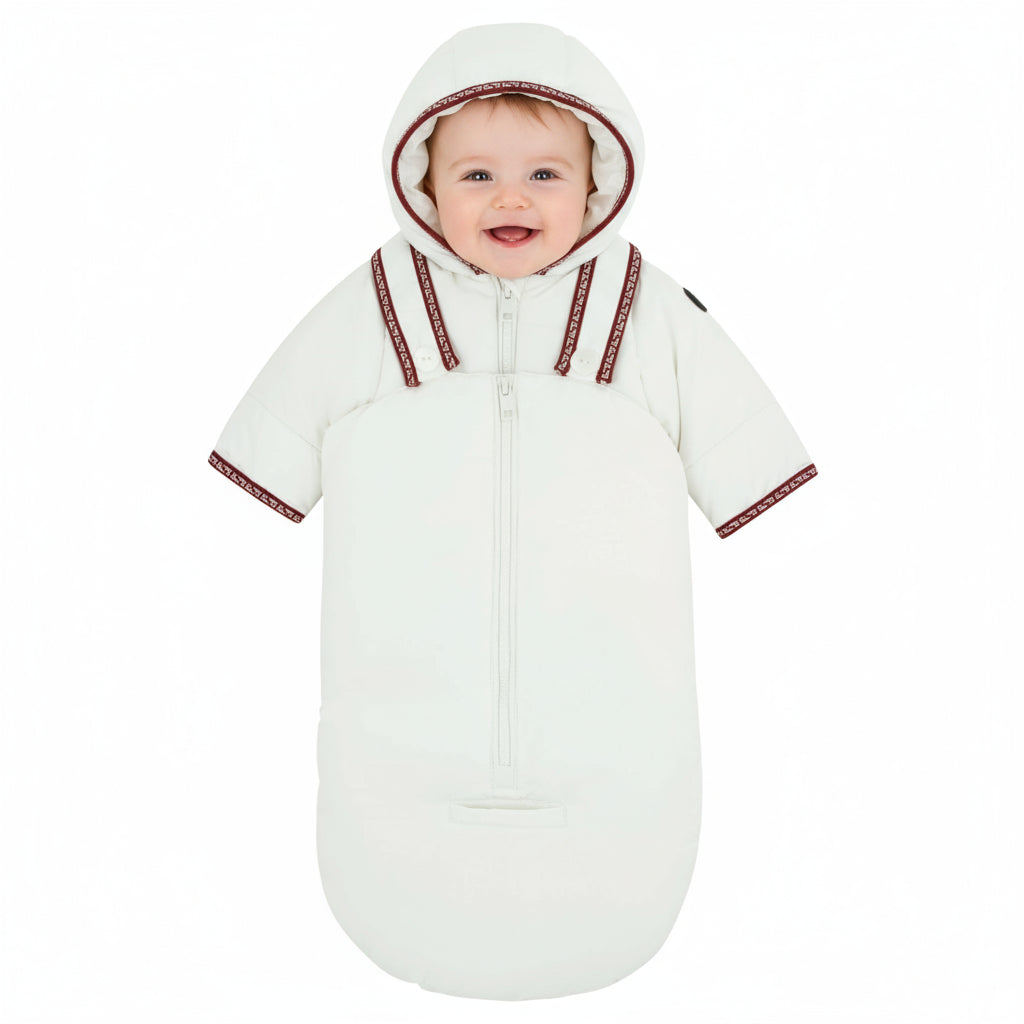 Pramie Red Binding Snowsuit 3m-9m