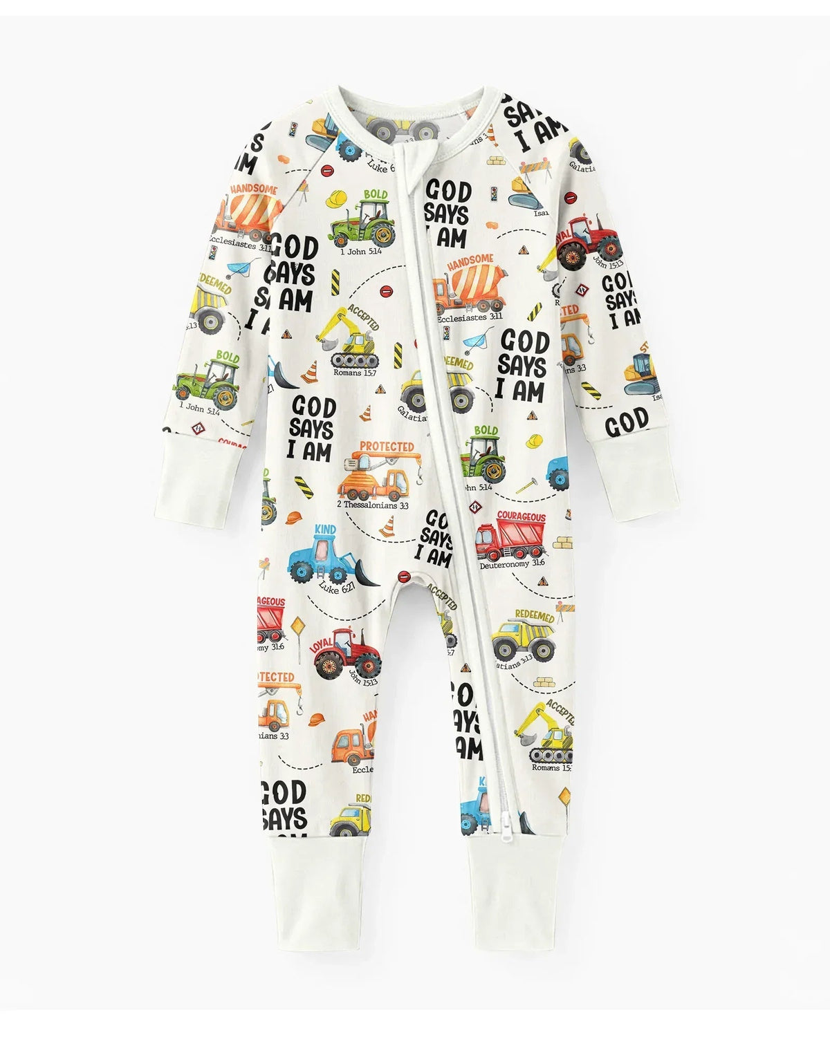 God Says I Am Boy Bamboo Convertible Zippy