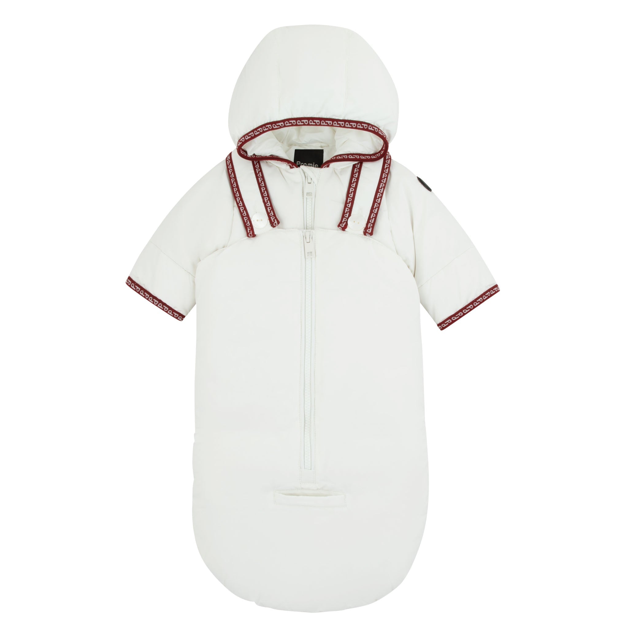 Pramie Red Binding Snowsuit 3m-9m