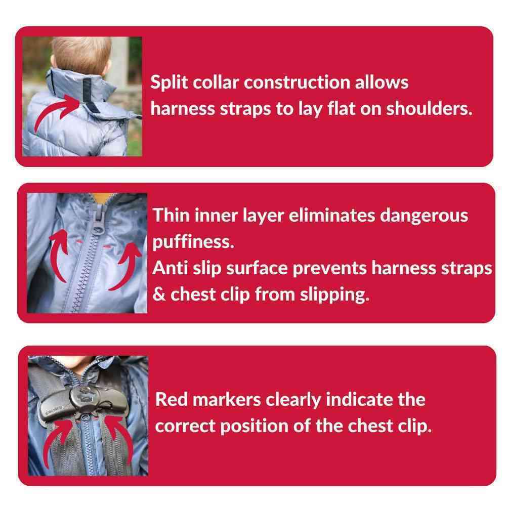 Car Seat Coat | The Road Coat Down - Unicorn Print