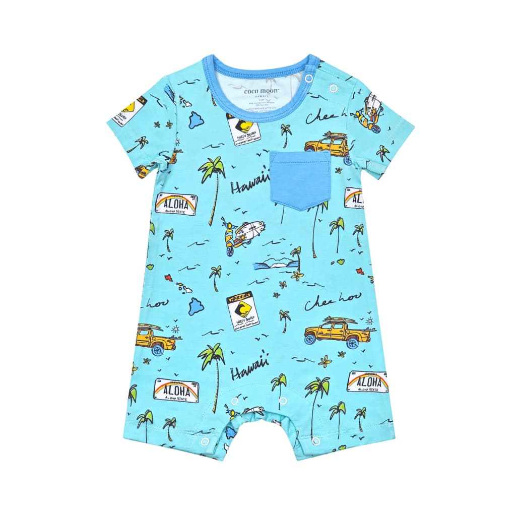 We Go Holoholo Shortie Bamboo Romper