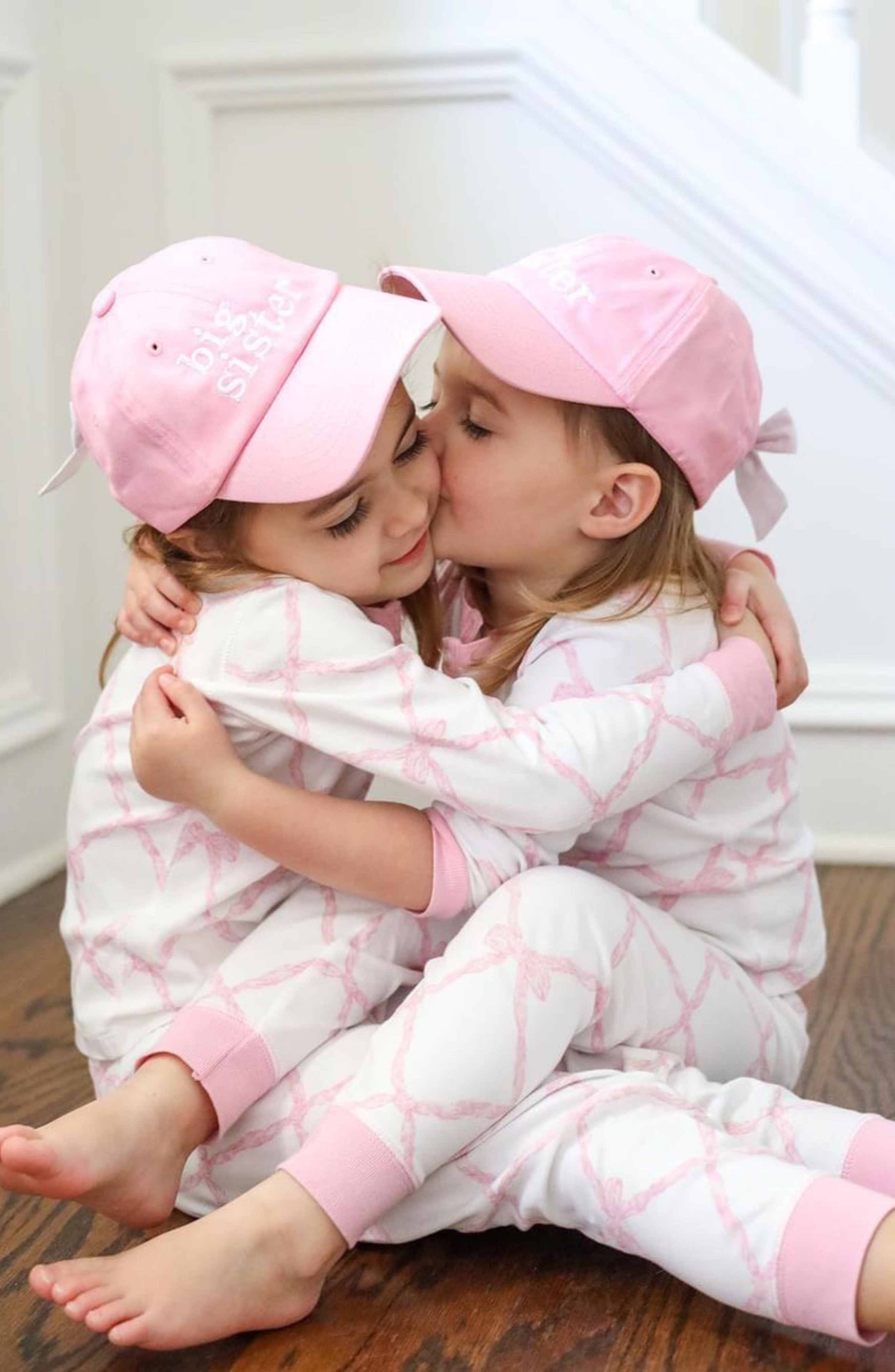 Big Sister Bow Baseball Hat (baby/toddler, Youth)
