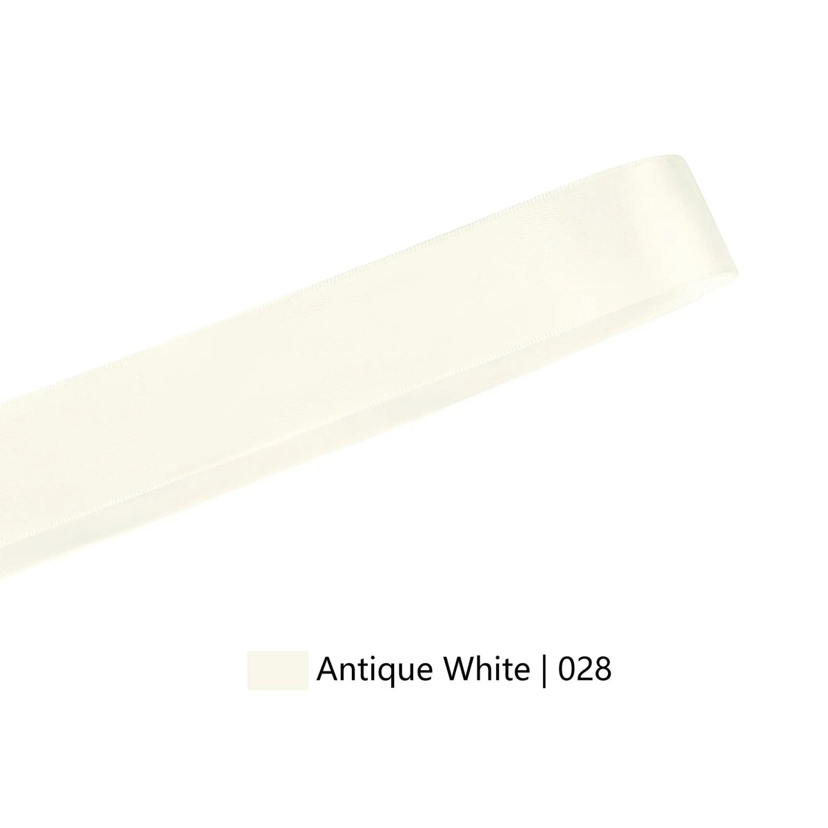 Double Face Satin Ribbon | Antique White (028)
