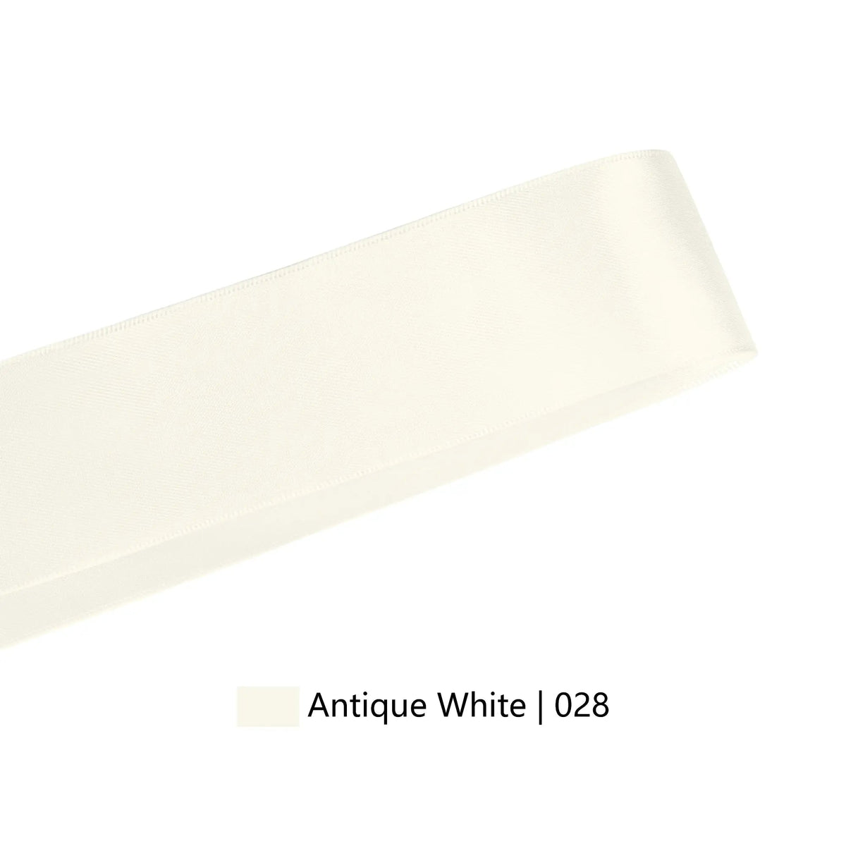 Double Face Satin Ribbon | Antique White (028)