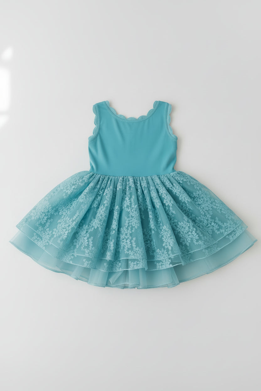 Daphne Dress And Shorts ~ Blue
