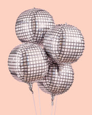 It's Disco, Baby! Balloons - 4 Disco Ball Balloons
