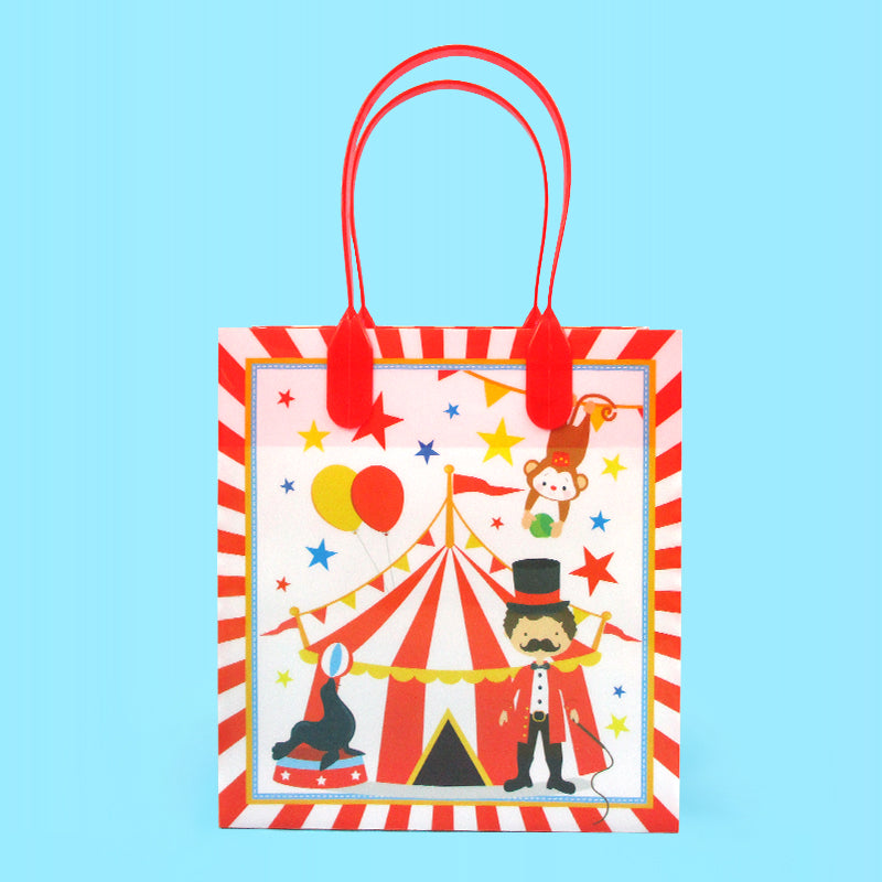 Circus Party Favor Treat Bags - Set Of 6 Or 12