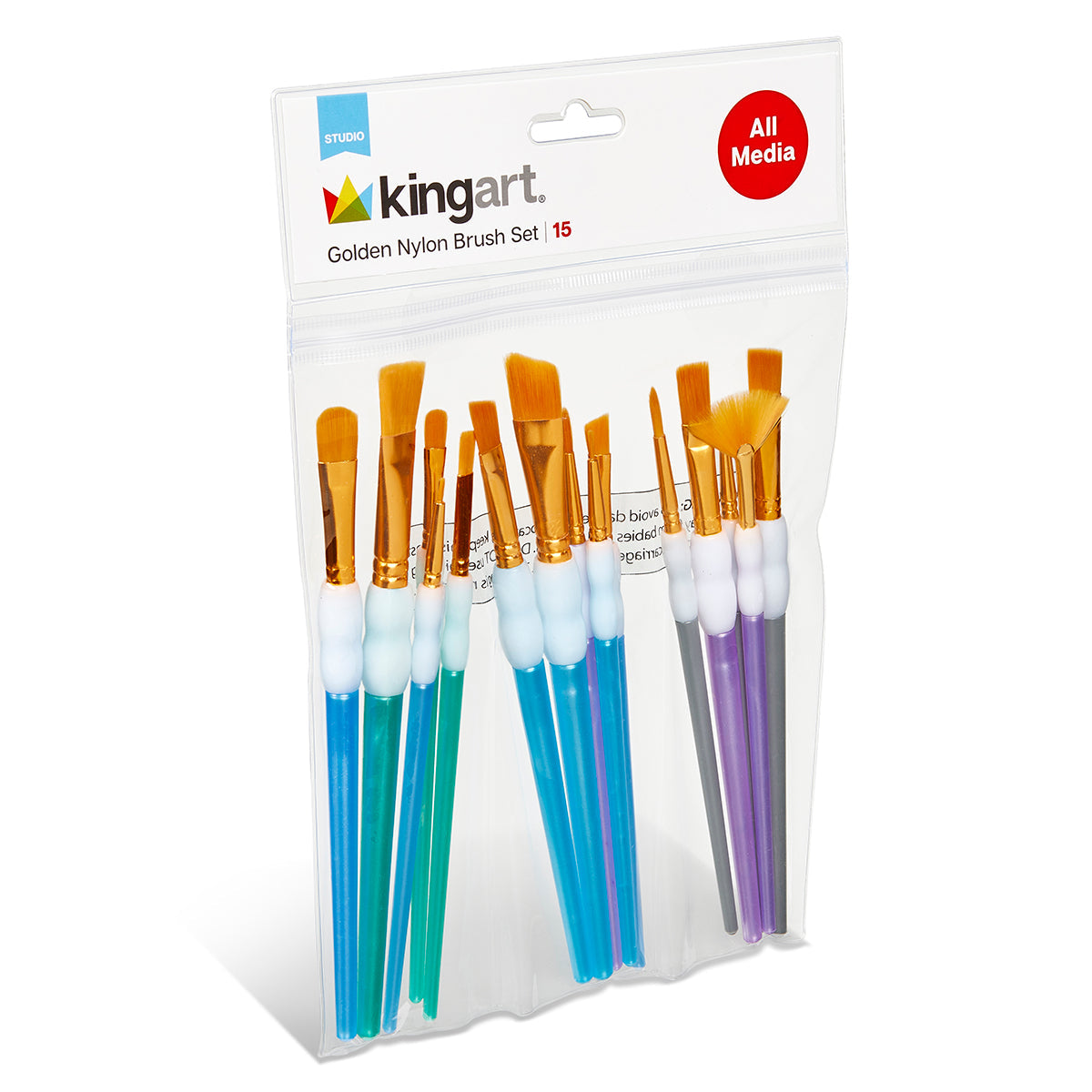 Studio Soft Grip Brush Set - 15 Pc