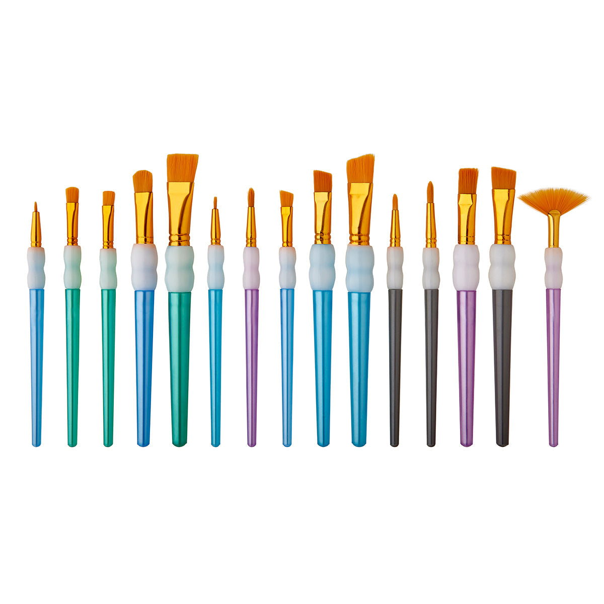 Studio Soft Grip Brush Set - 15 Pc