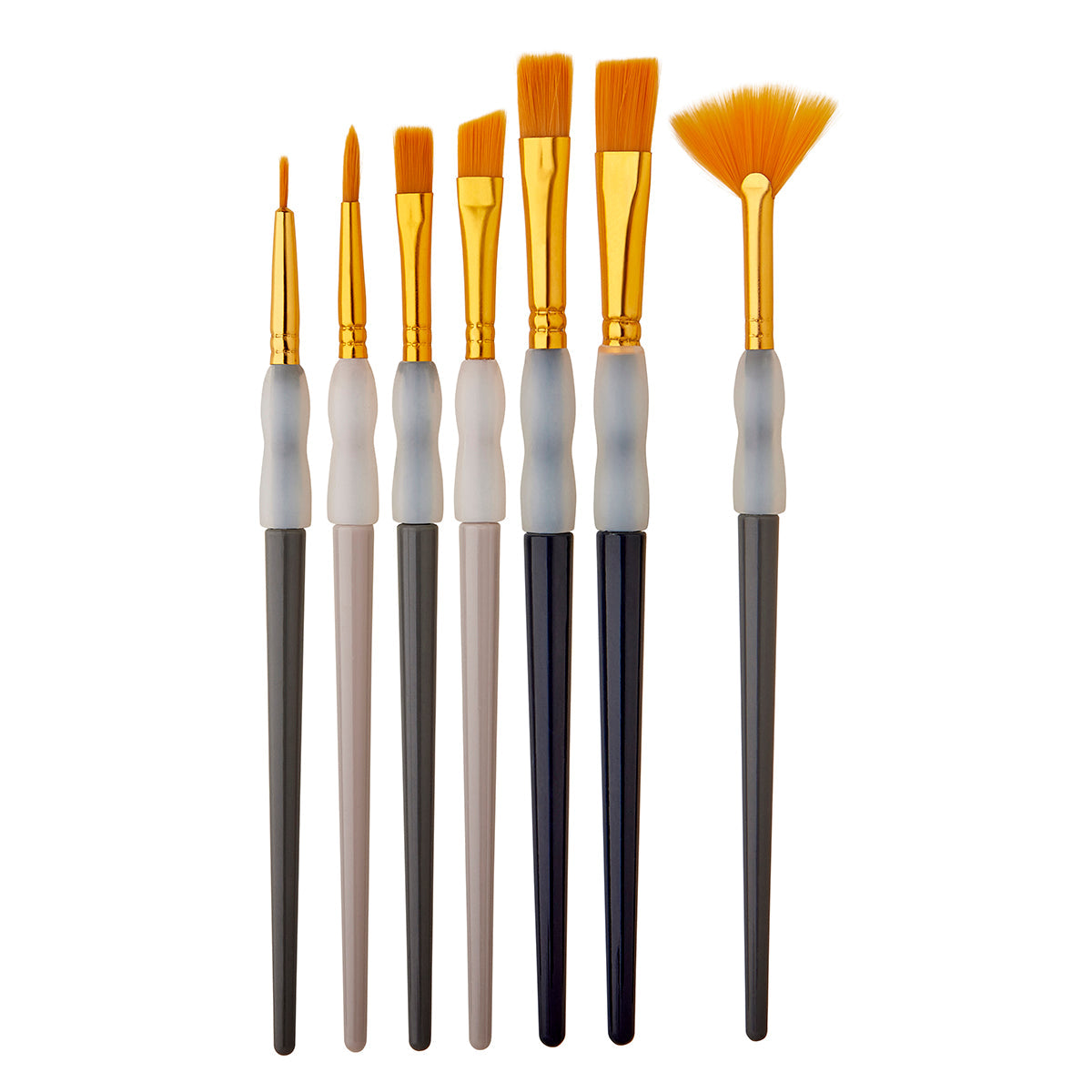 Studio Soft Grip Brush Set – 7 Pc