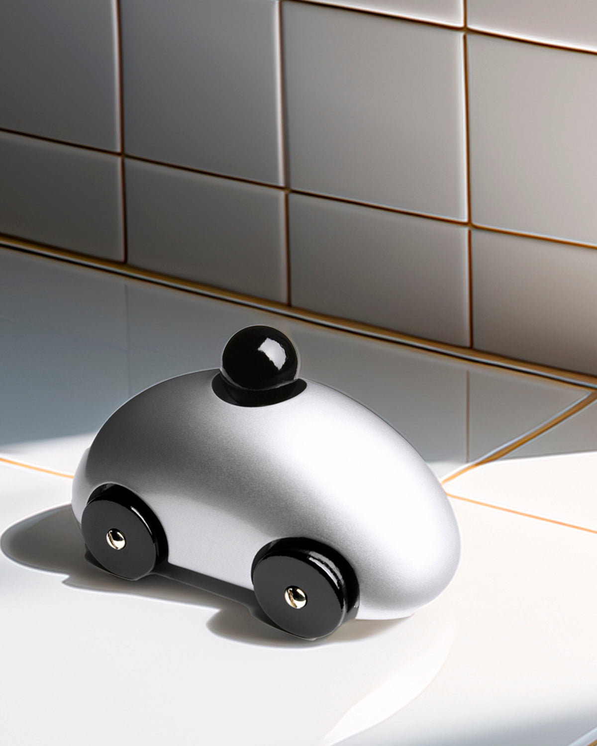 Car Streamliner F1 Silver