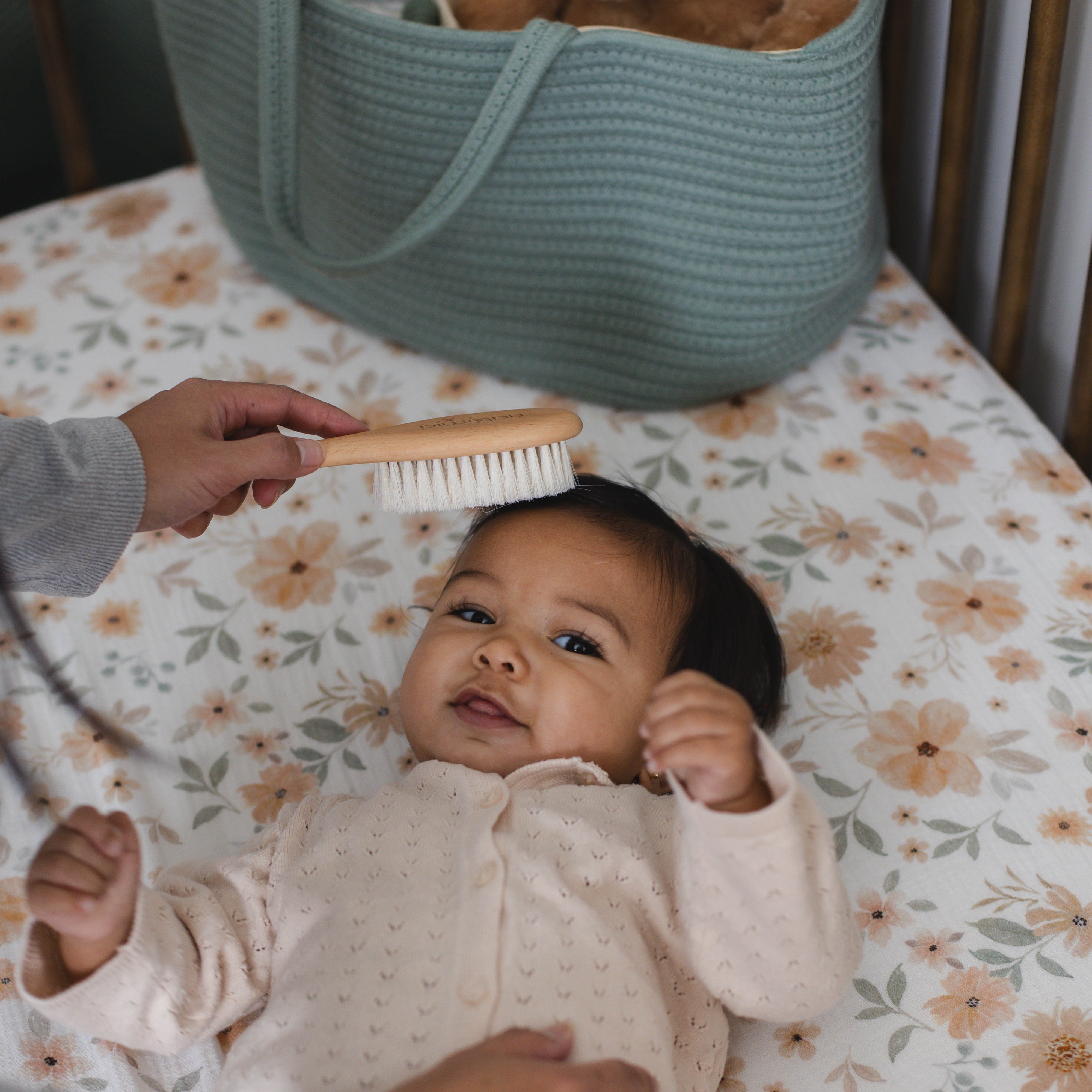 Natural Goat Hair Baby Brush