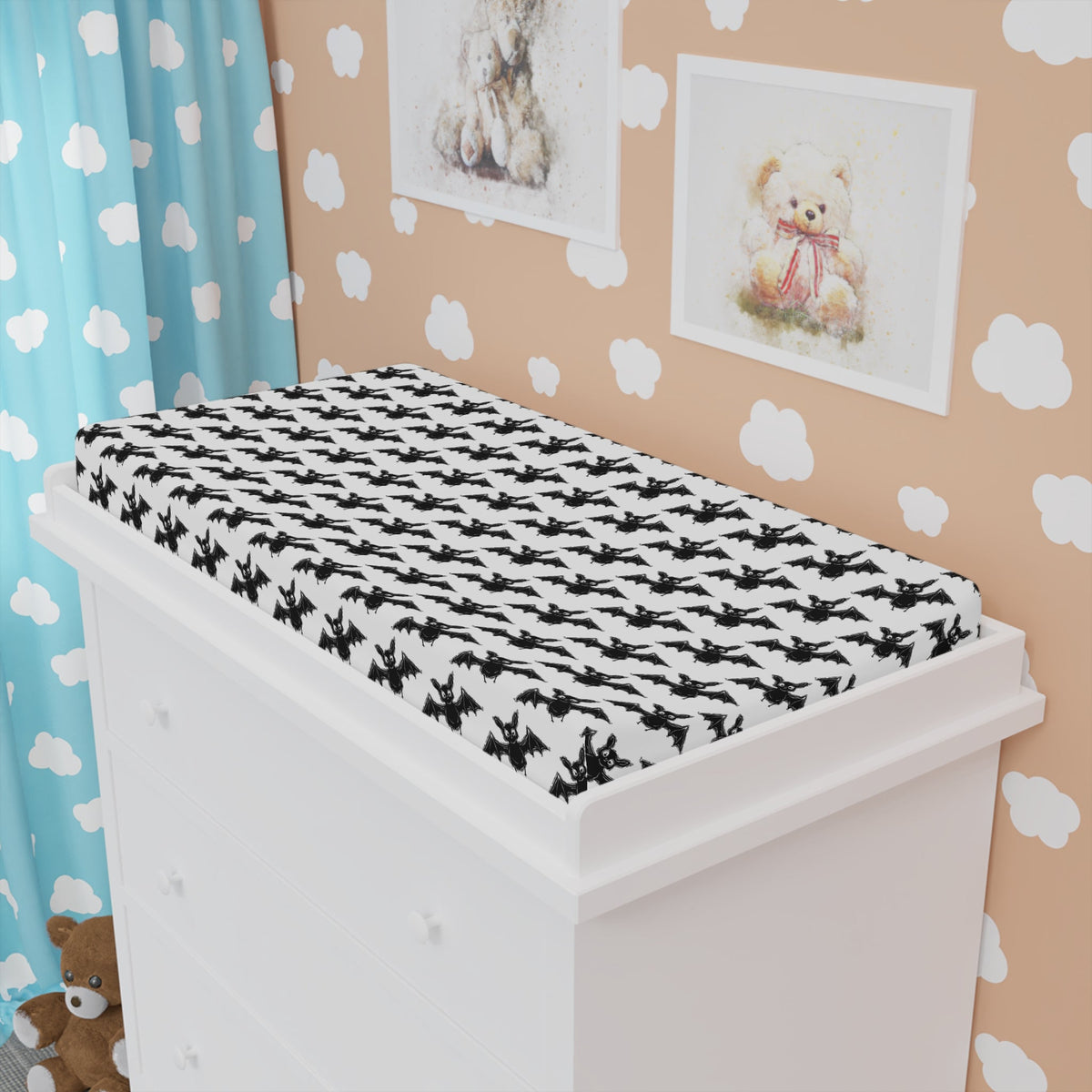 Kooky Bat Baby Changing Pad Cover