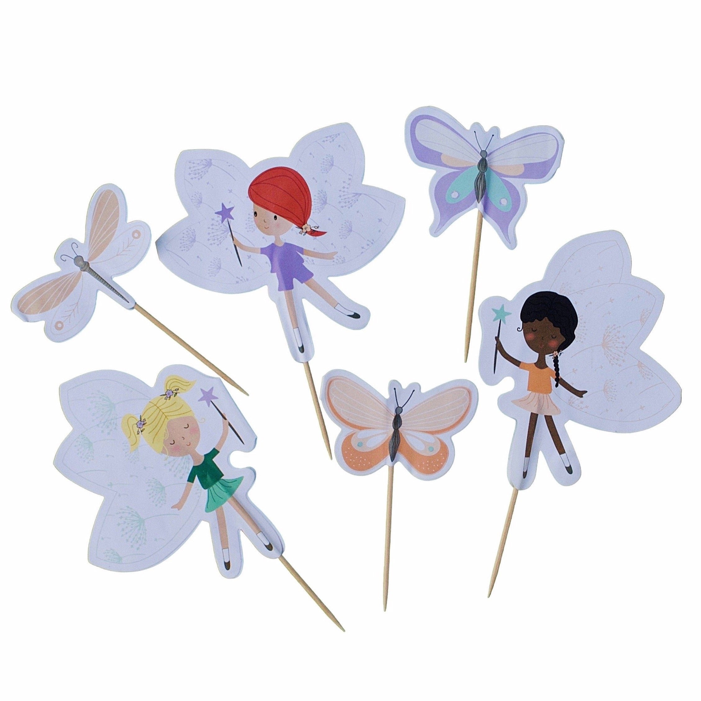 Magical Fairies Toppers (set Of 12)