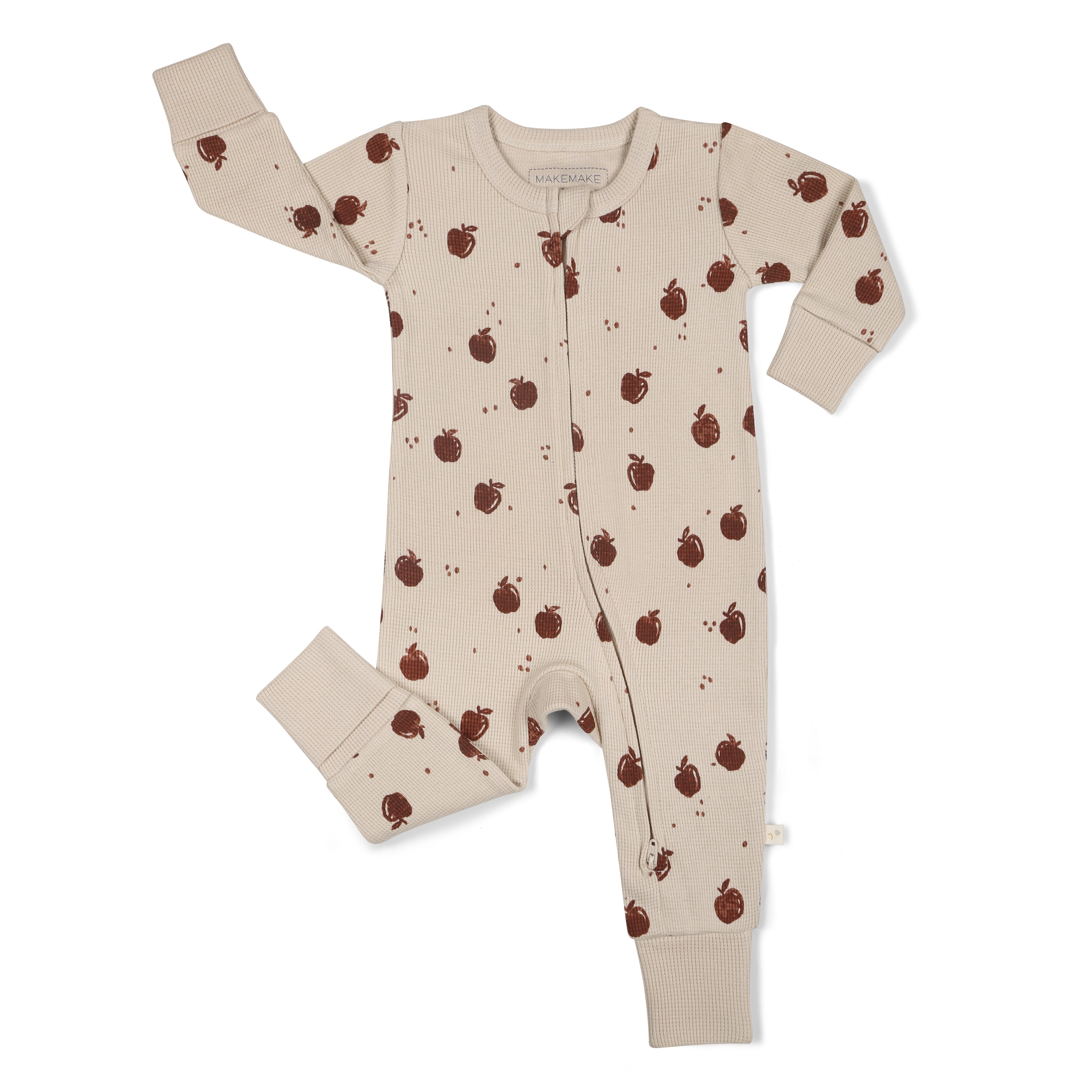 Organic 2-way Zip Romper - Orchard