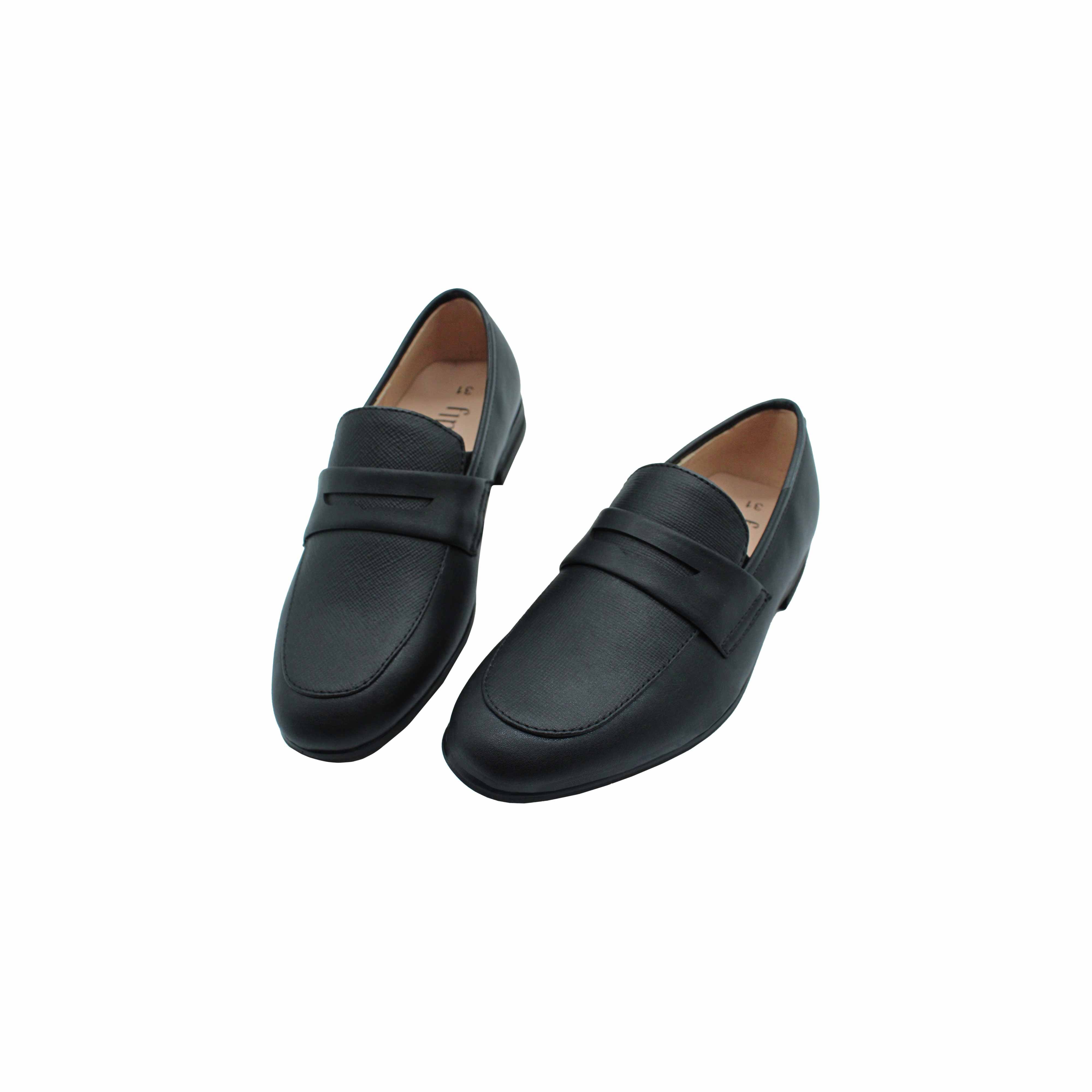 Black Designed Leather