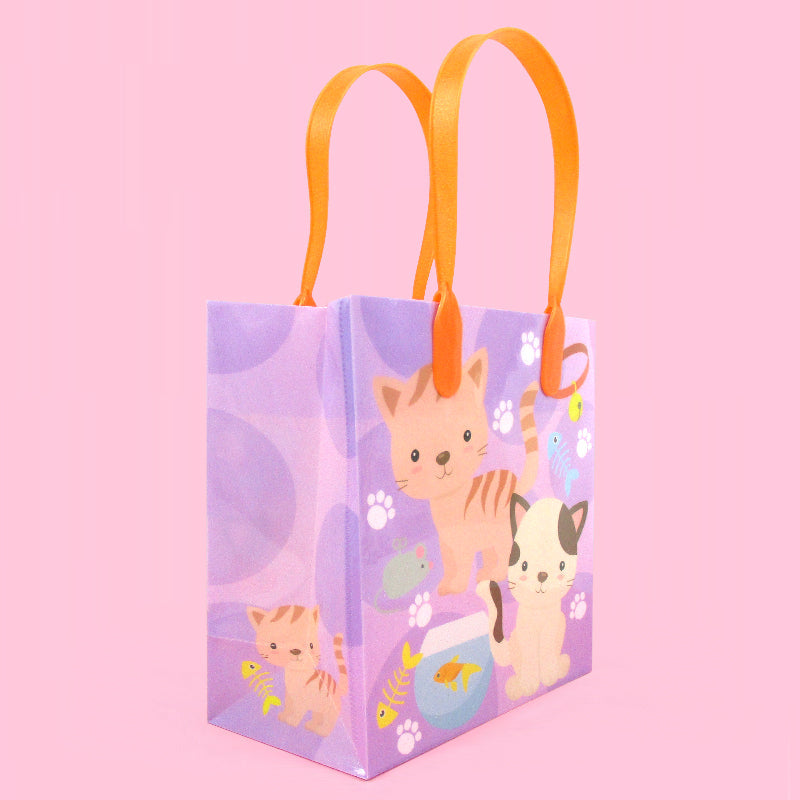 Kitty Party Favor Treat Bags - Set Of 6 Or 12