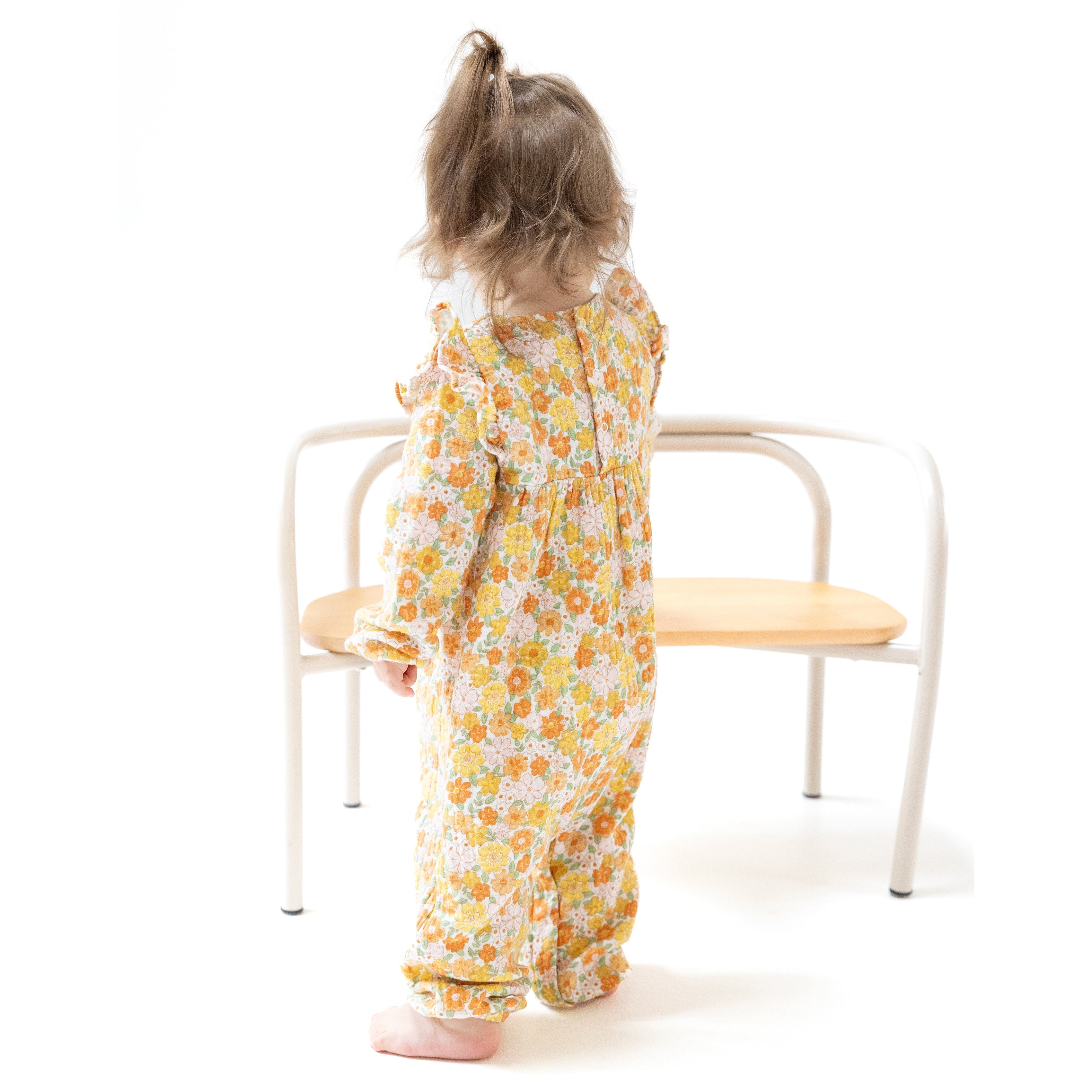 Ruffle Sleeve Romper