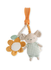 “Spring Cottage” Pull Down Rattle - Green Vichy