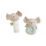 Spring Cottage” Rattle Ring + Squeaker Set