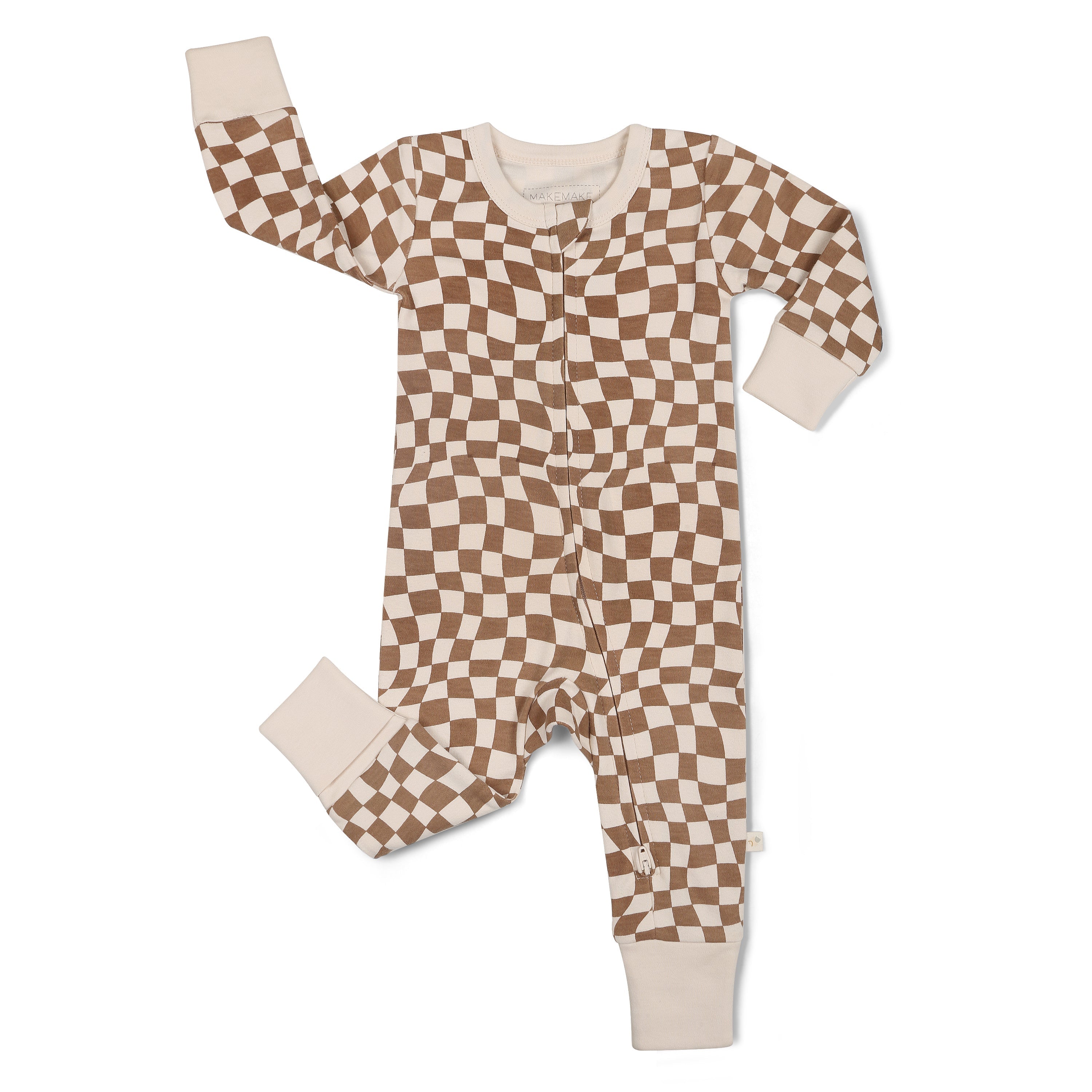 Organic 2-way Zip Romper - Groovy