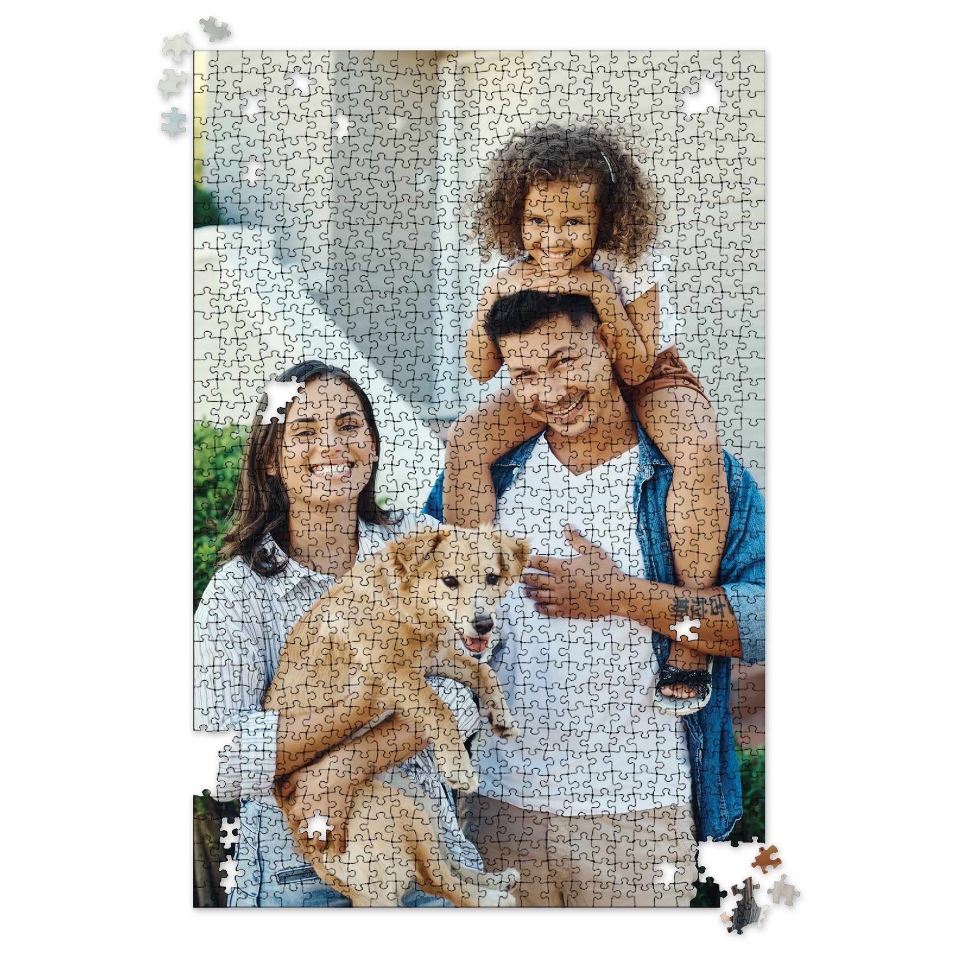 Personalized Pet Photo Puzzle, Portrait / Vertical – 1,014 Pieces