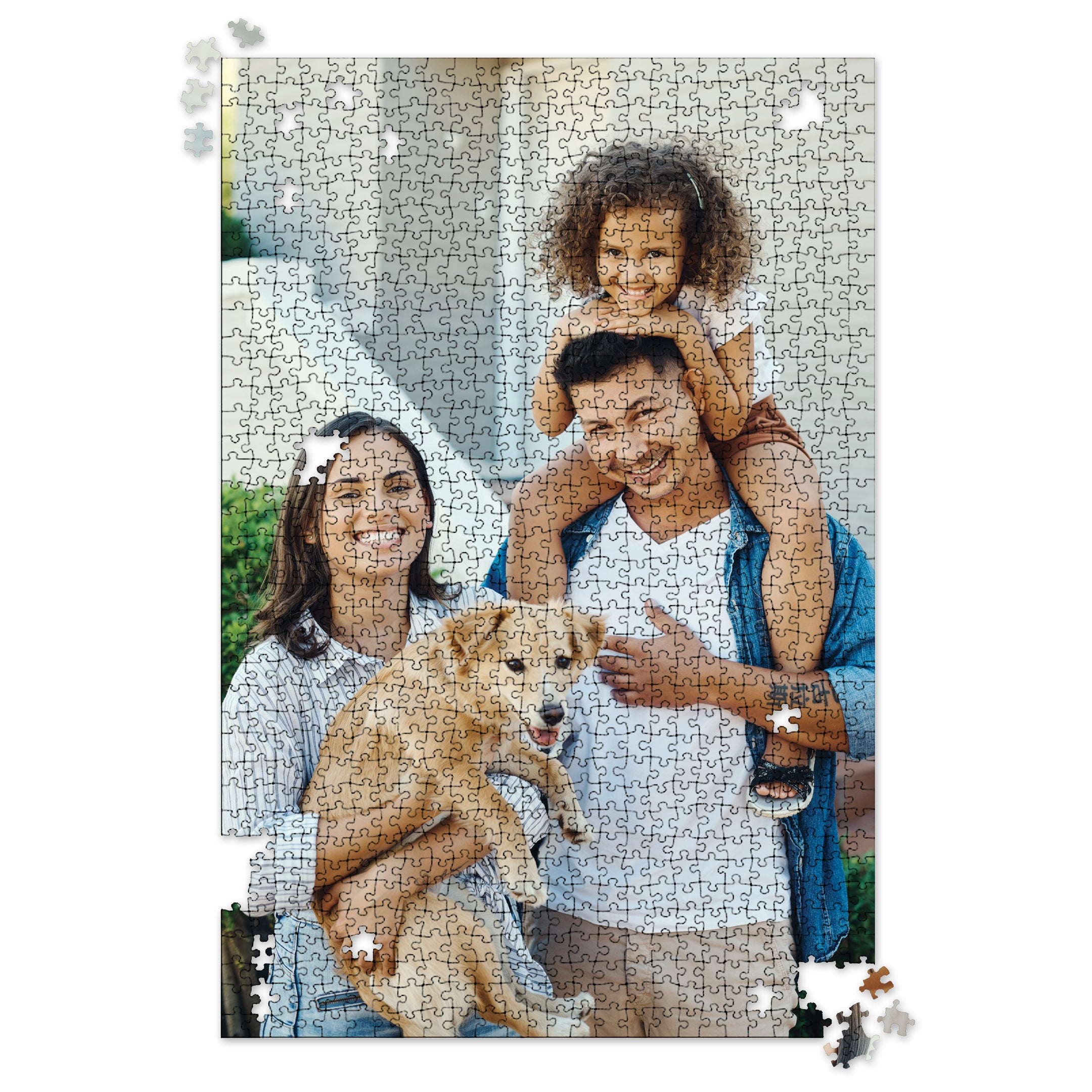 Personalized Pet Photo Puzzle, Portrait / Vertical – 1,014 Pieces