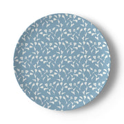 Set Of Holiday Blue Genevieve China Plates
