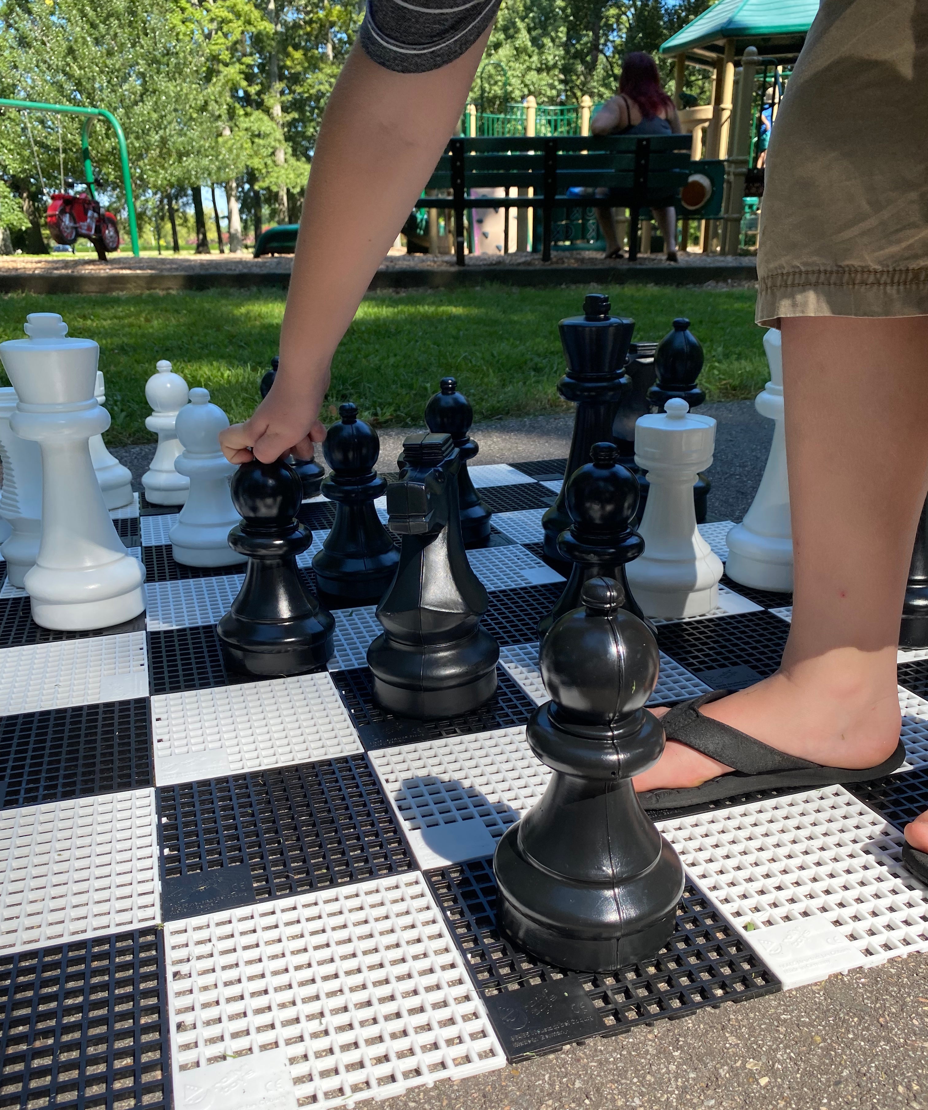 Mini-Giant Chess Pieces