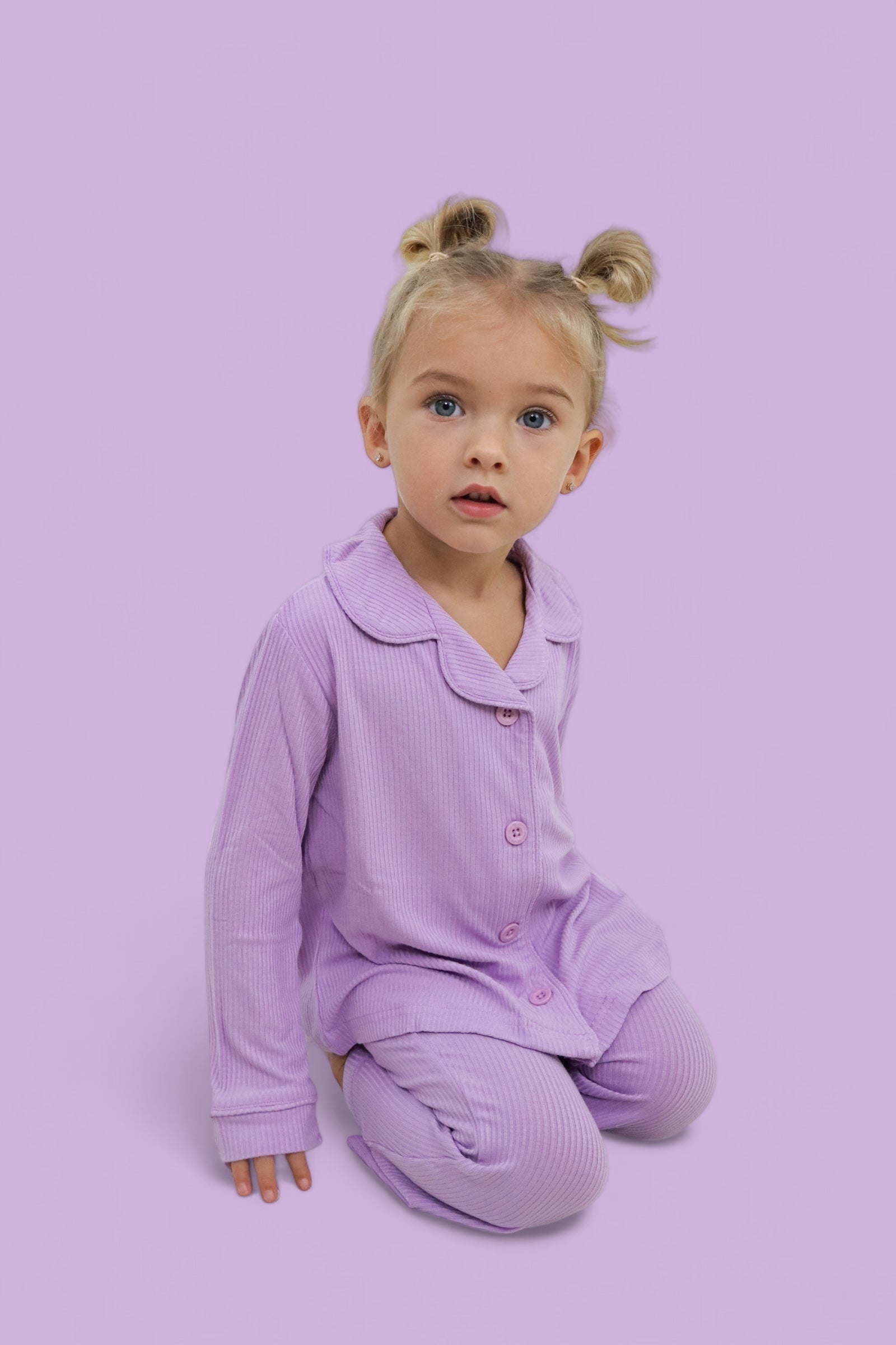 Amethyst Rib Dream Girl's Flare Set