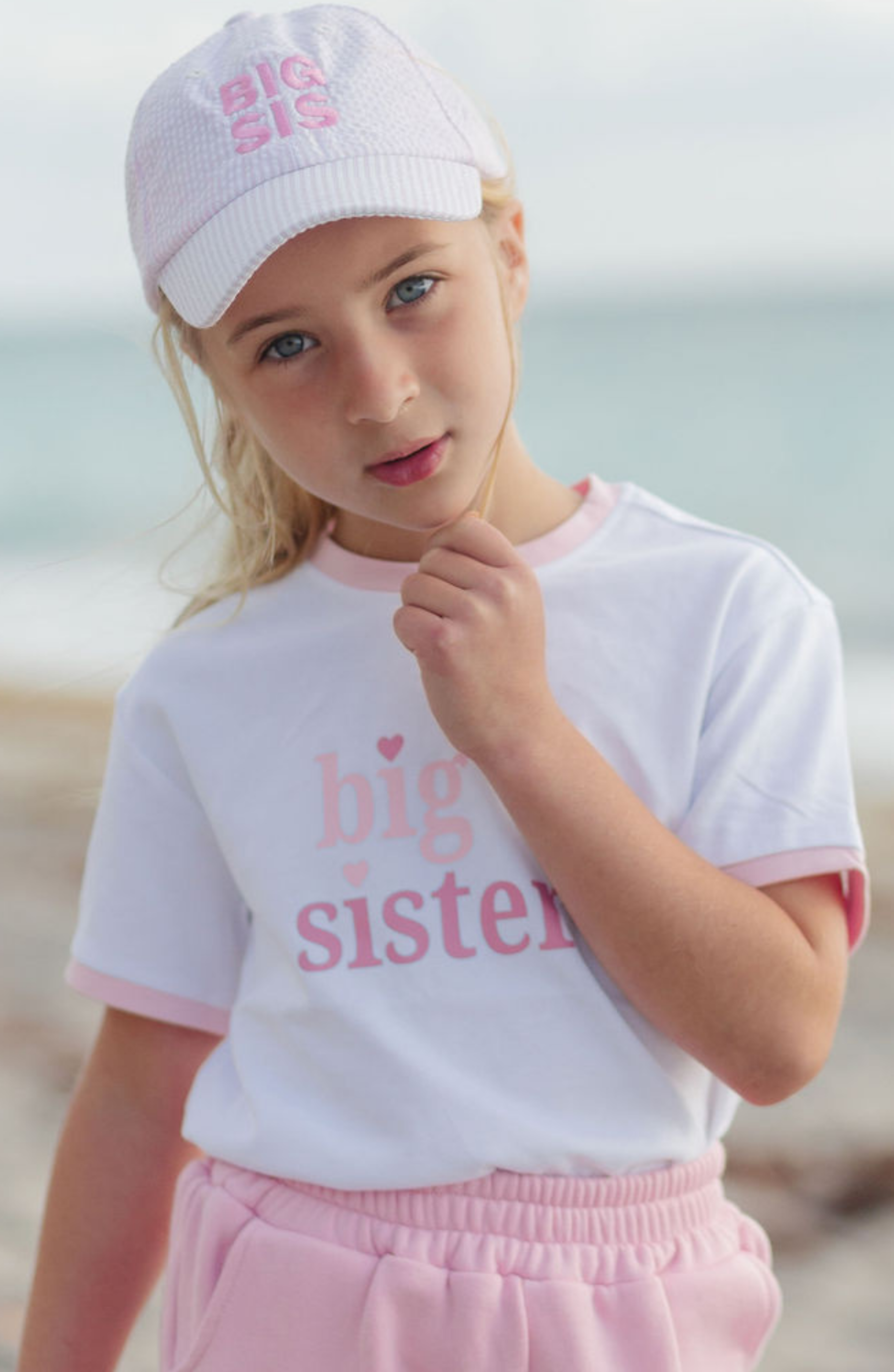 Big Sis Bow Baseball Hat (baby/toddler, Youth)