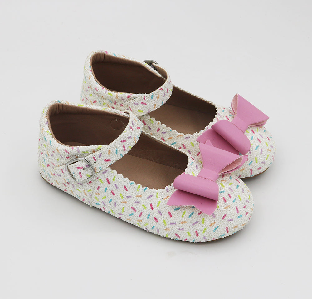 Joy Glitter Sprinkle With Pink Bow