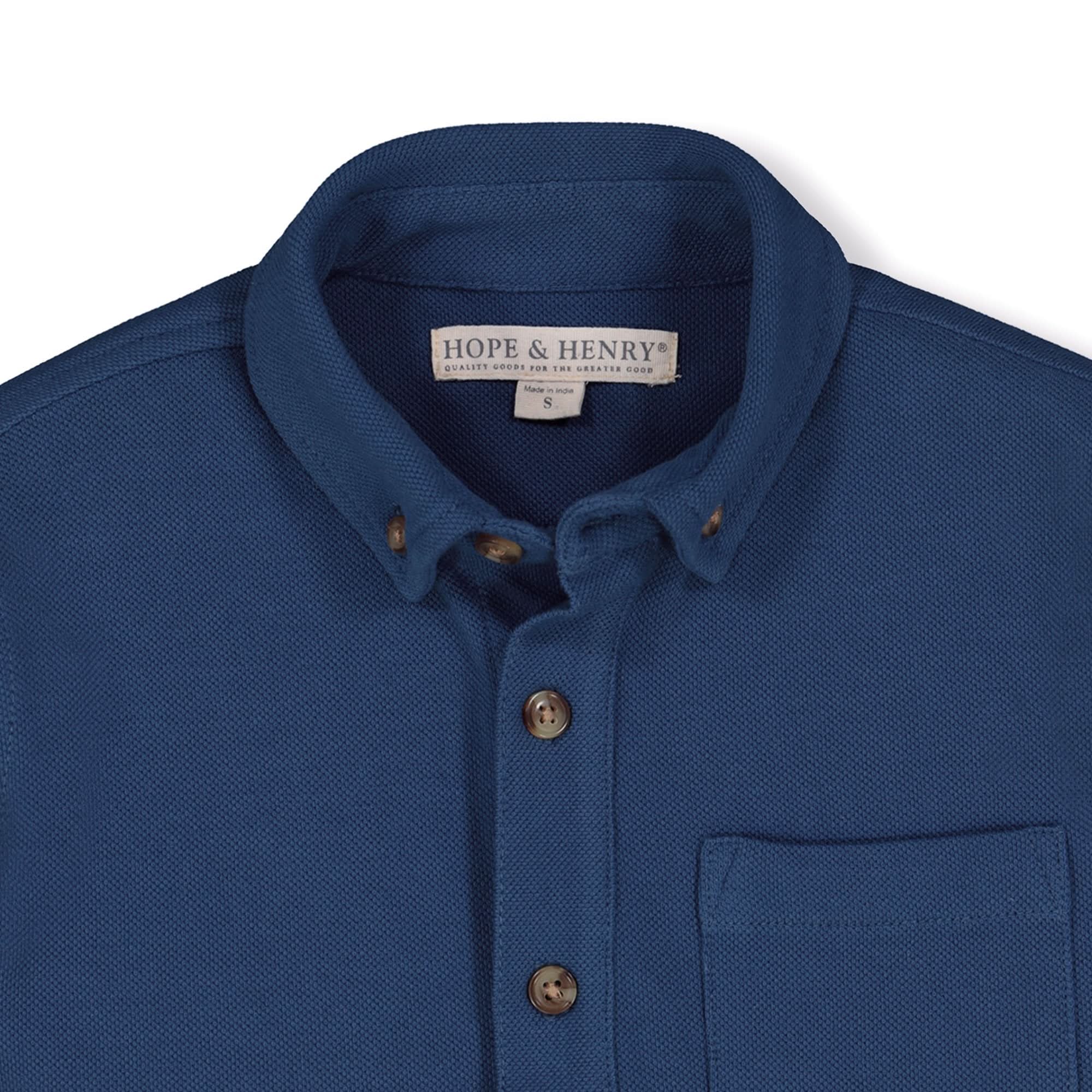 Pique Button Down Shirt