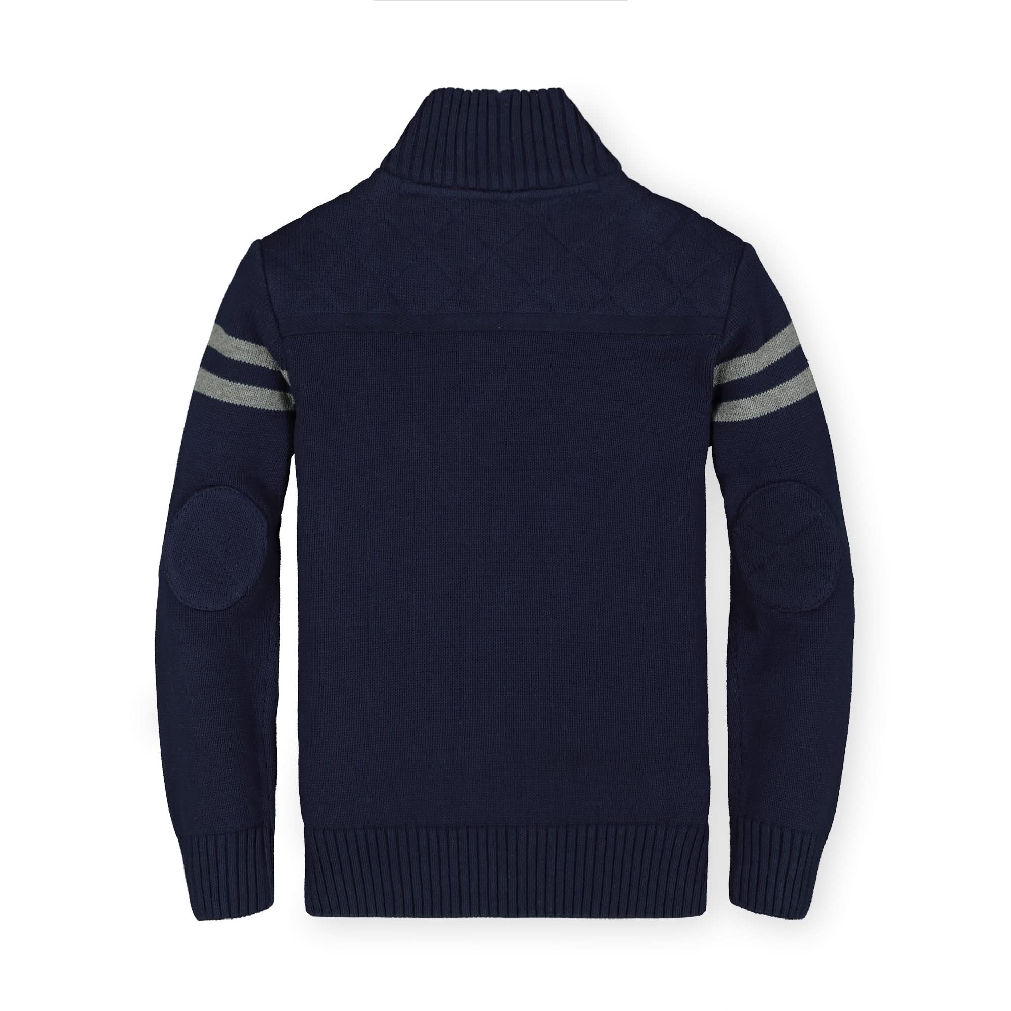 Mock Neck Button Placket Sweater - Baby