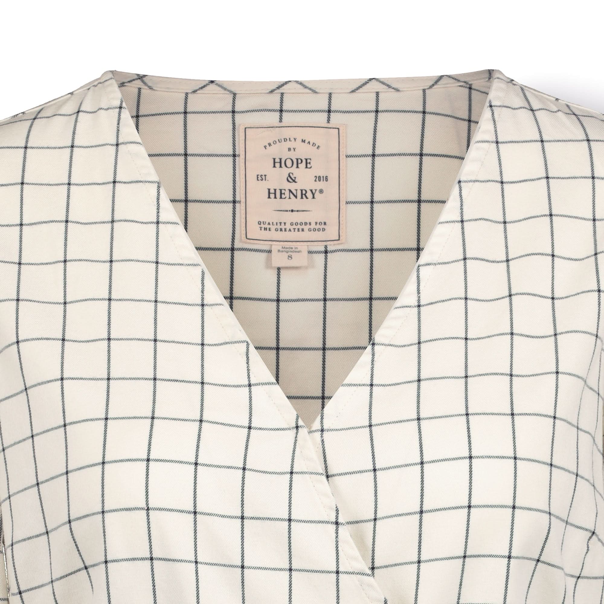 Puff Sleeve Organic Wrap Top