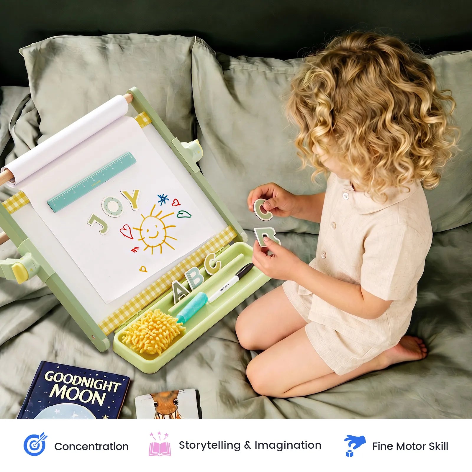 ® Double-sided Magnetic Tabletop Easel
