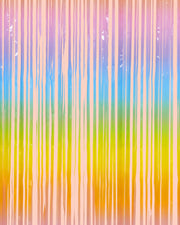 Pastel Party Curtain - Rainbow Foil Curtain