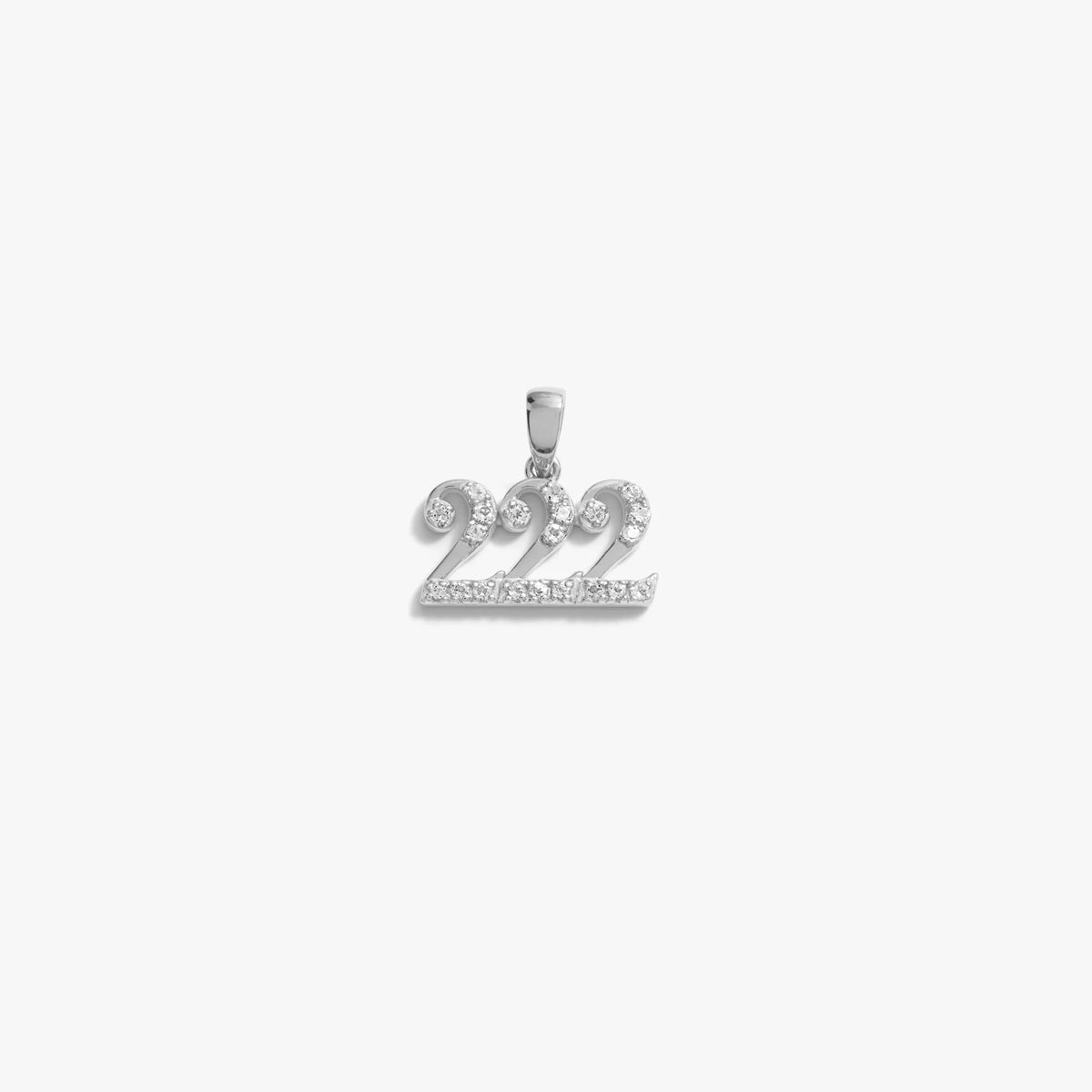 222 Sapphire Angel Number Charm