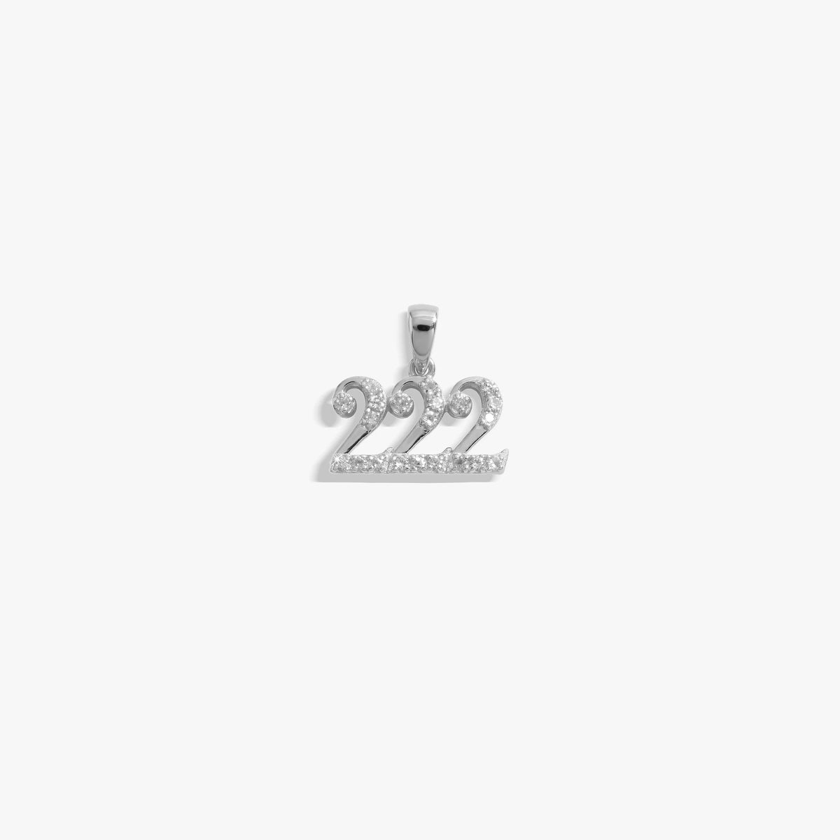 222 Sapphire Angel Number Charm