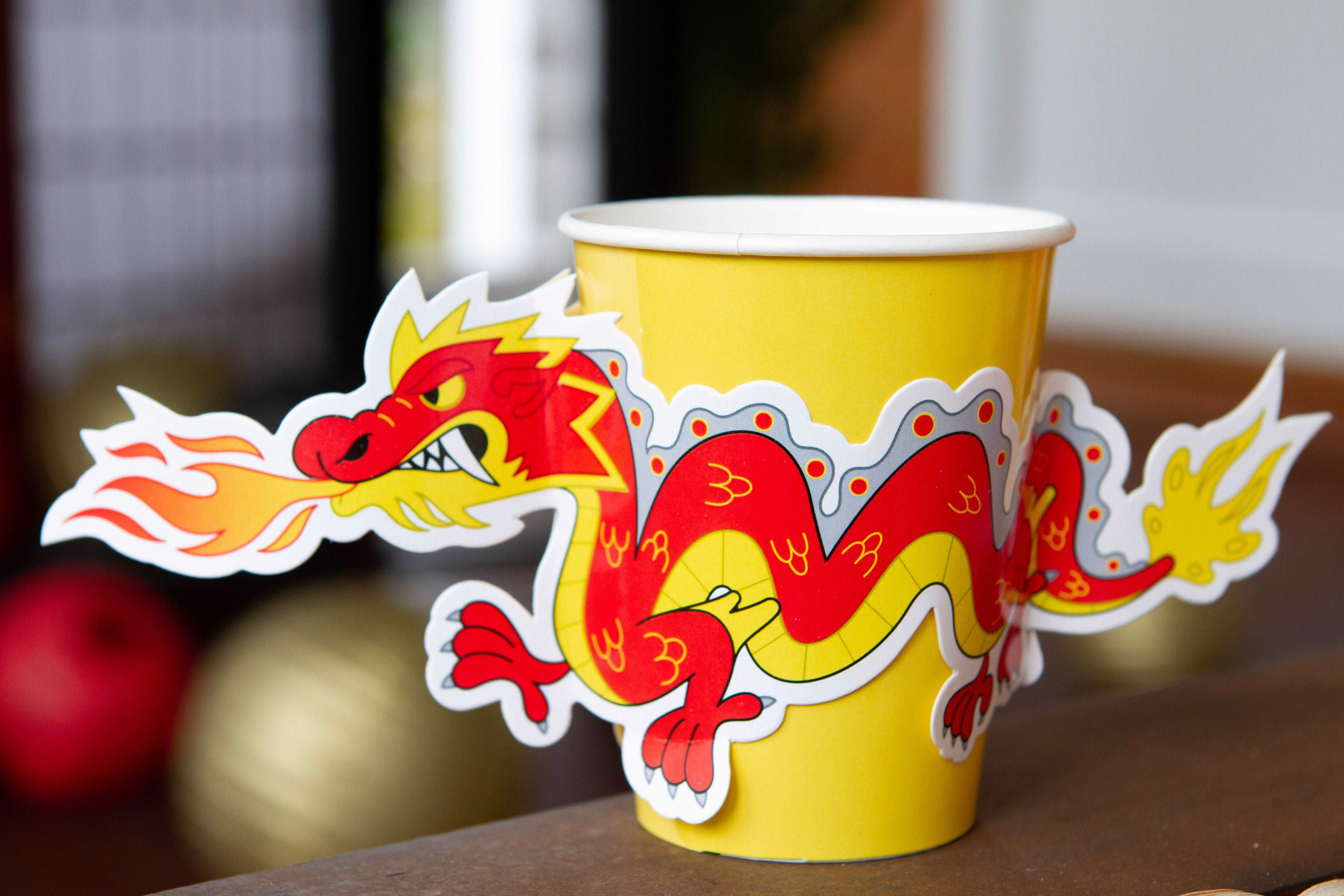 Ninja Cups With Dragon Sleeves (8)