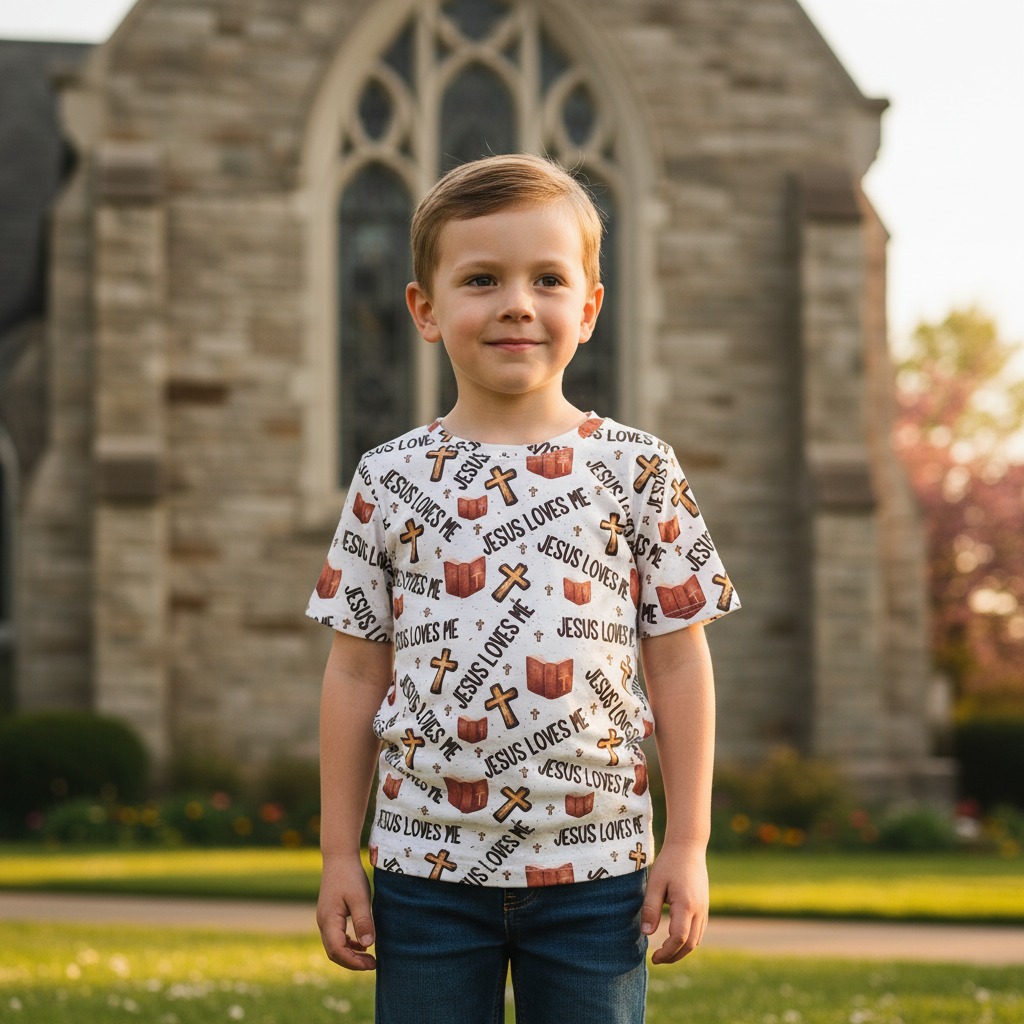 Jesus Loves Me Short Sleeve T Shirt