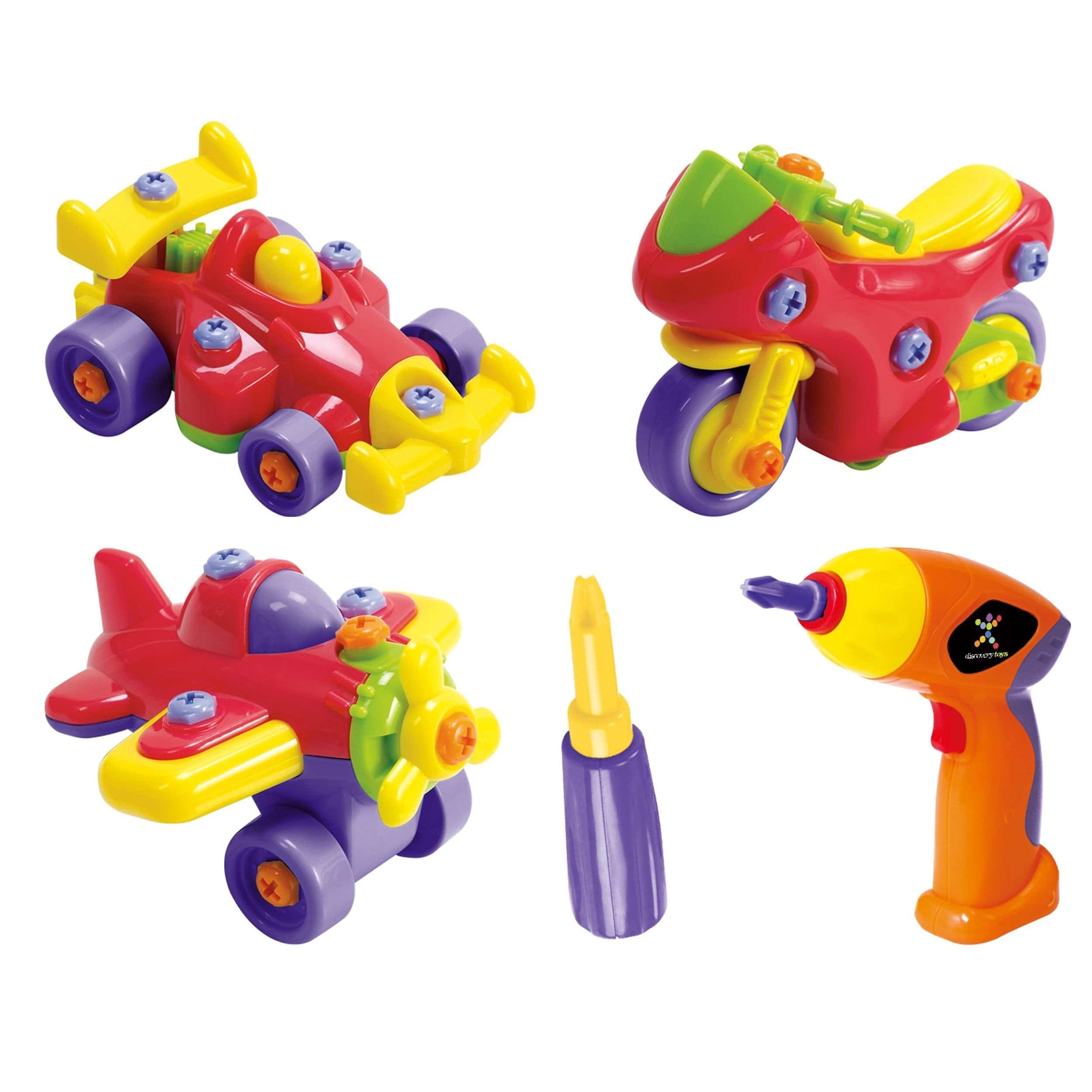 Motor Works Diy Take-apart Vehicles Set