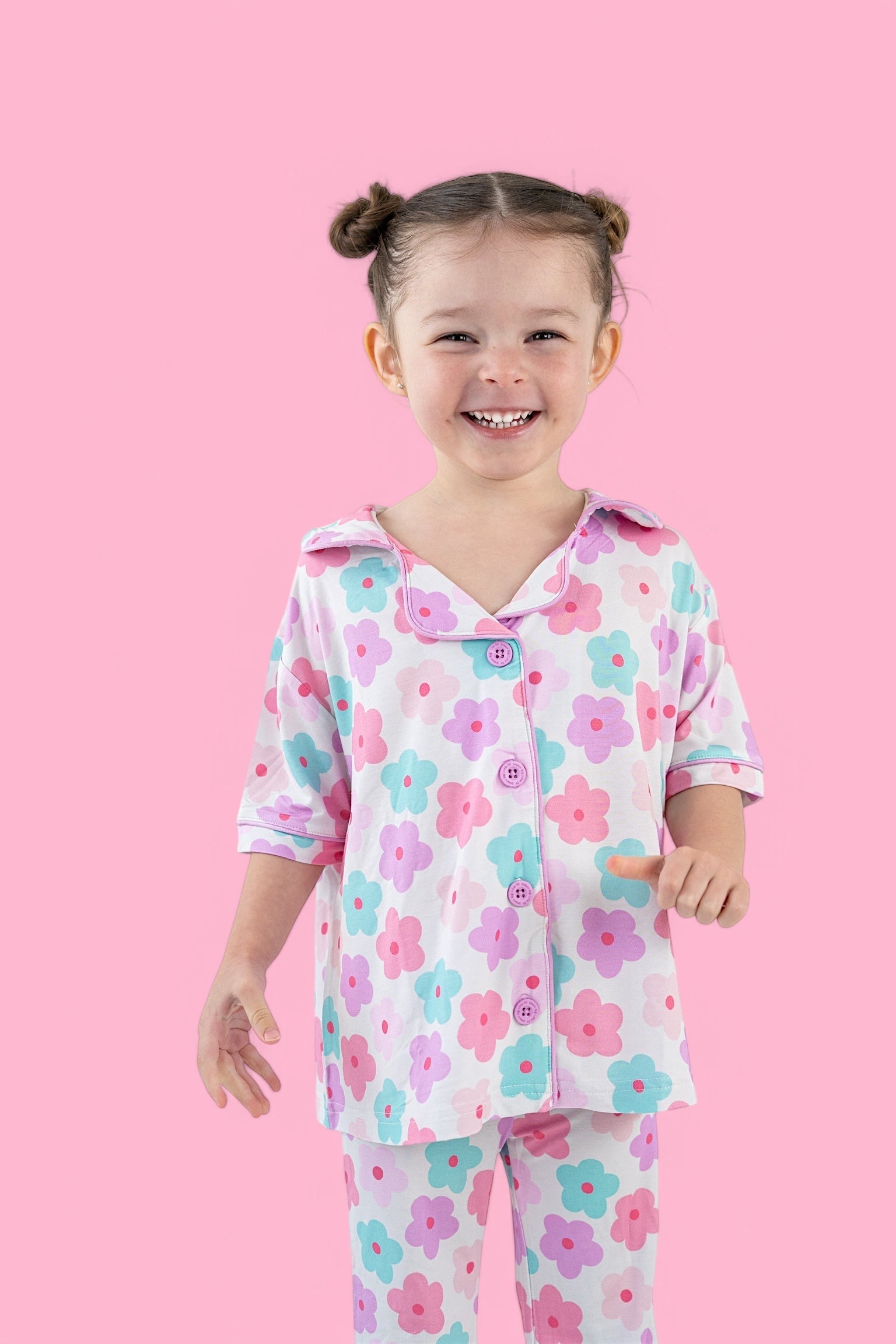 Violet Fields Dream Girl's Flare Set