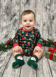 Smiley Candy Cane Long Sleeve Leo