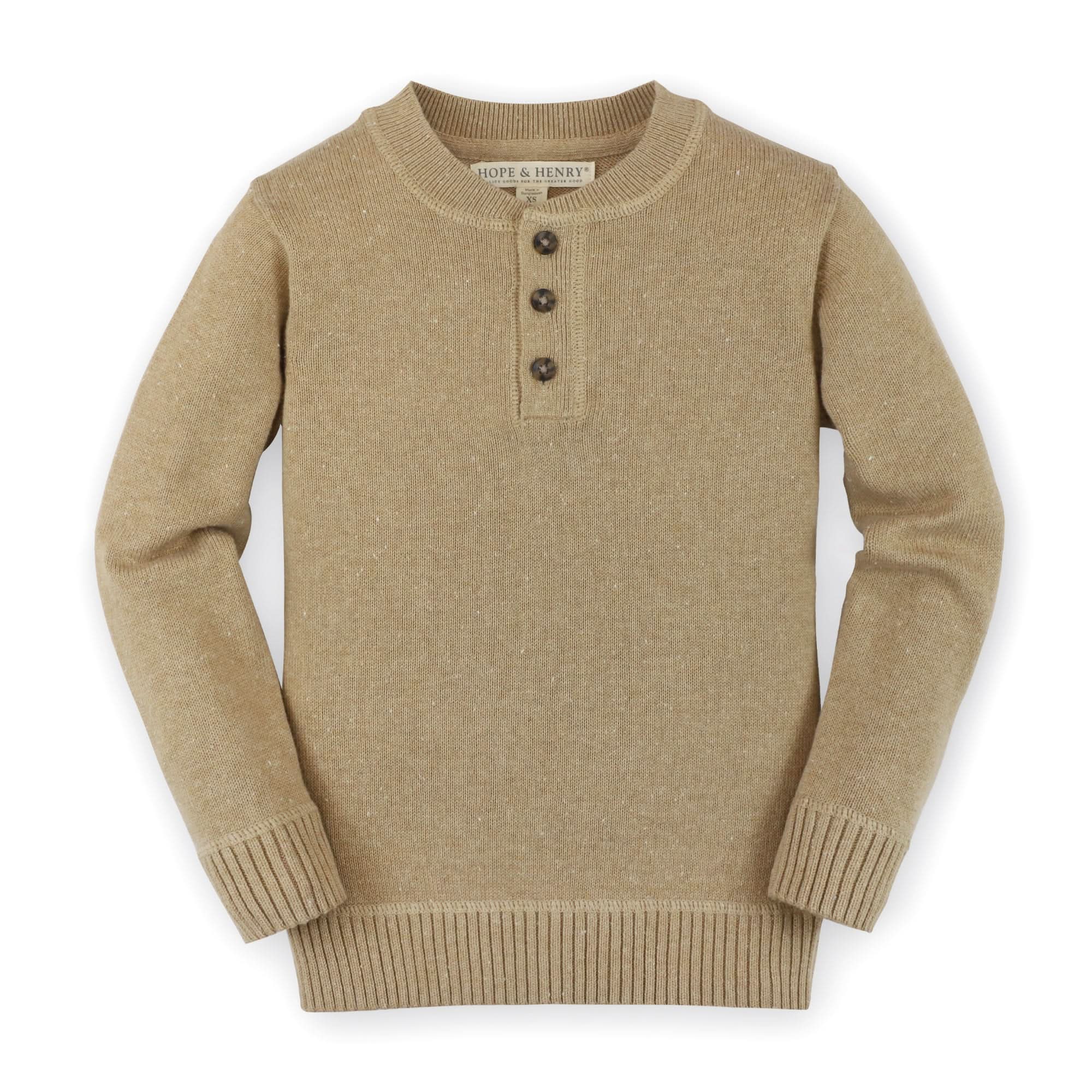 Organic Sweater Henley - Baby