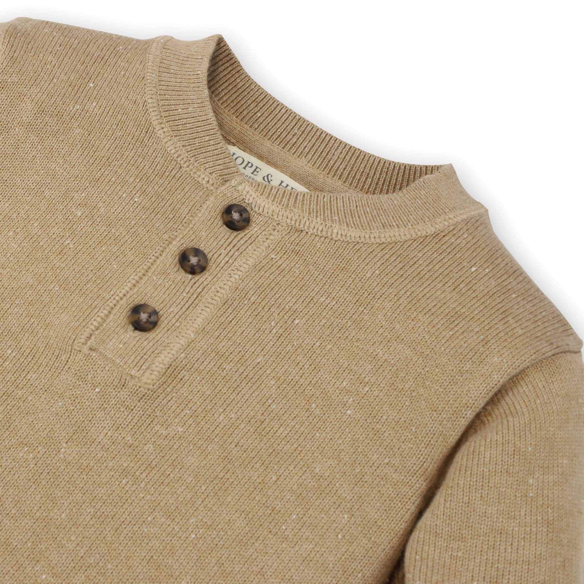Organic Sweater Henley - Baby