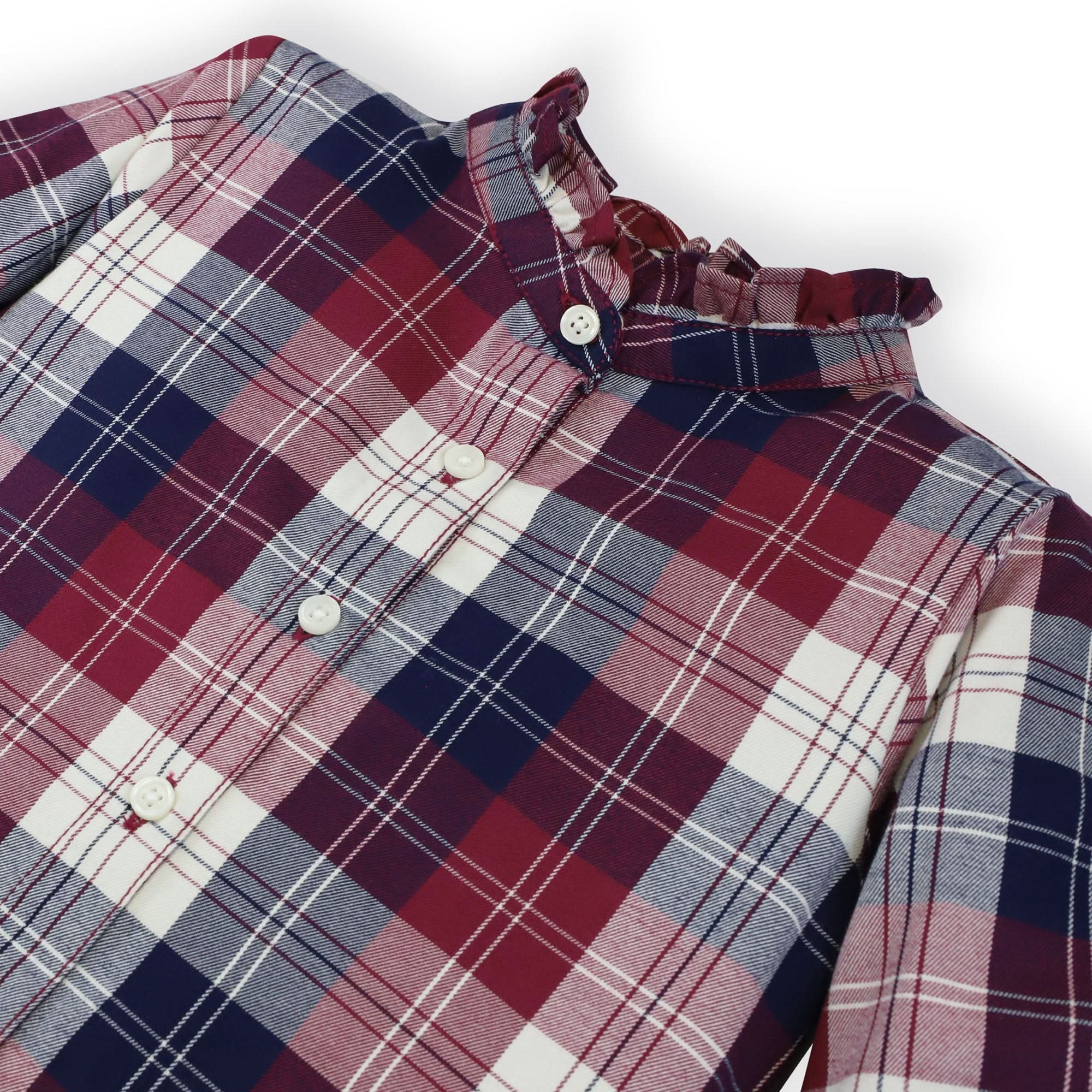 Ruffle Collar Shirt - Made With Organic Cotton - Baby