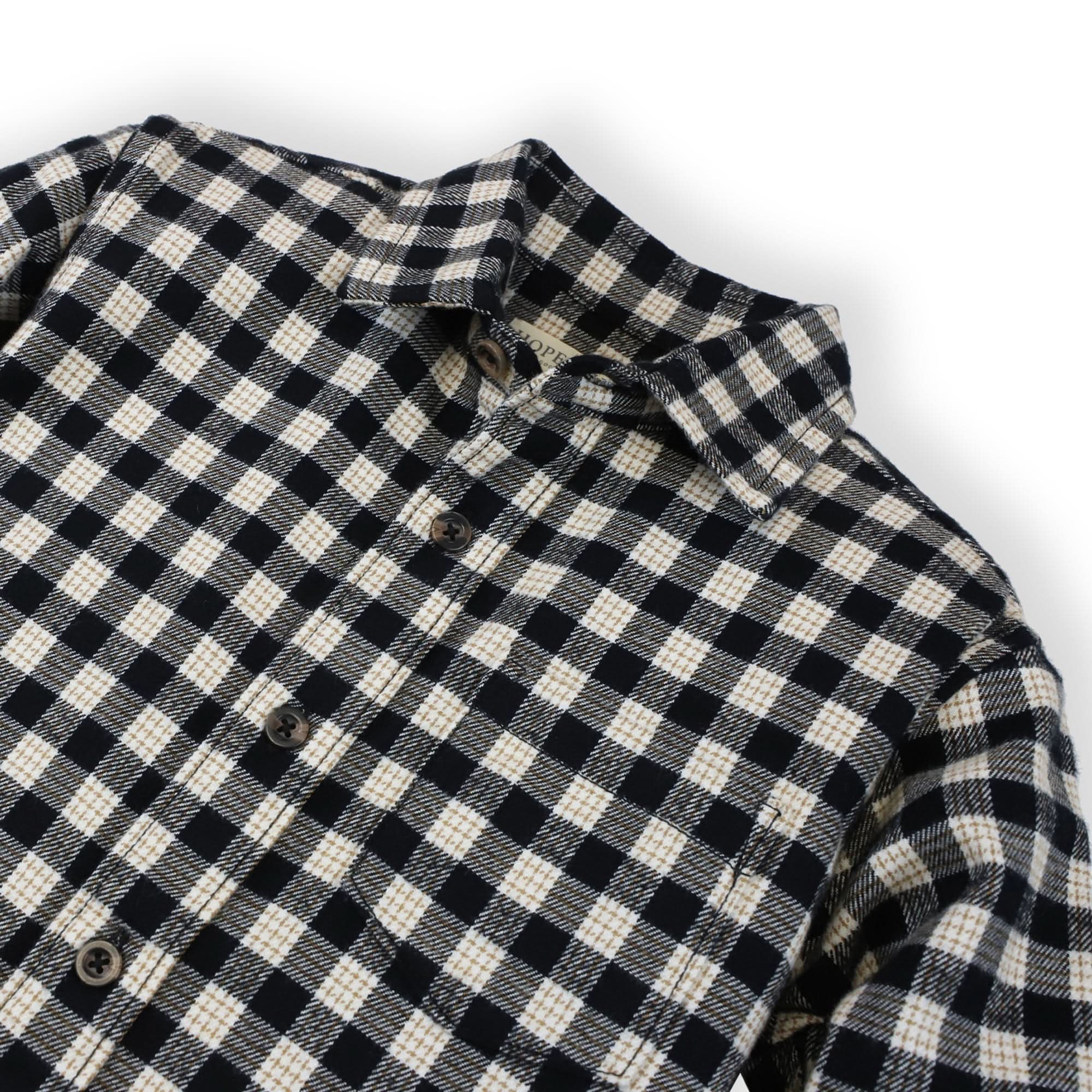 Flannel Shirt With Elbow Patches